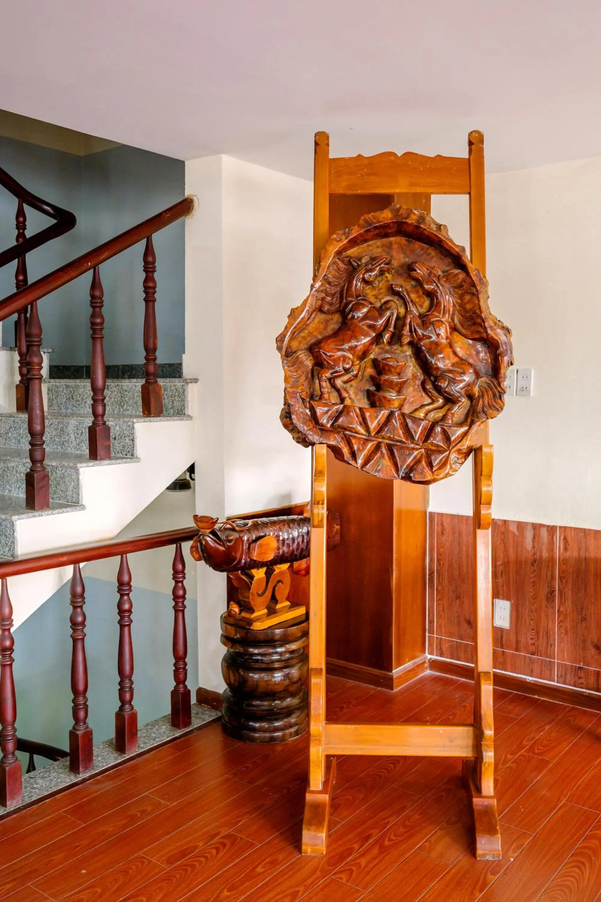 Lobby or reception in Hoang Duc Hotel