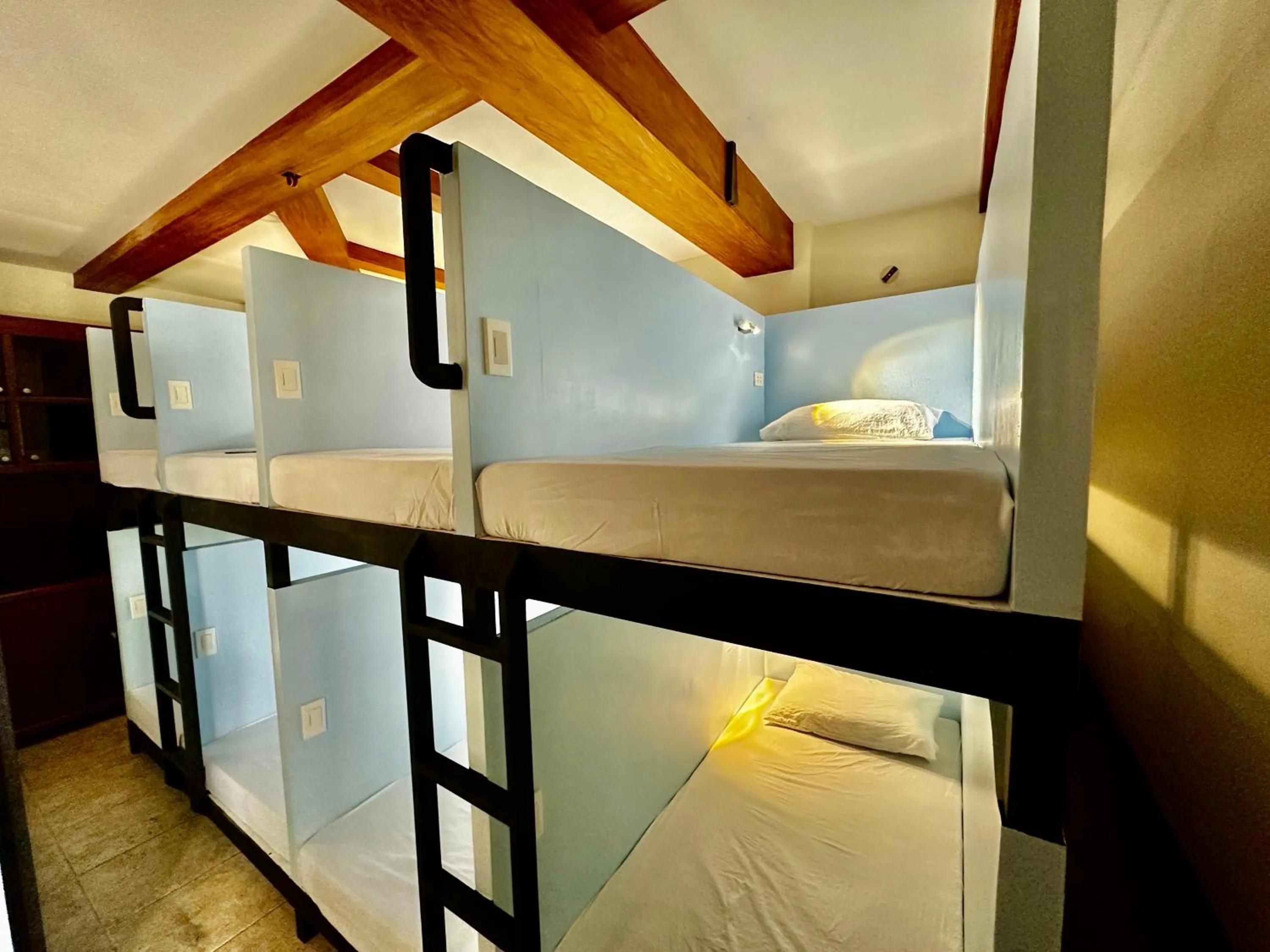 bunk bed, Bed in Bluewaves Hostel & Villa Panagsama by Hiverooms