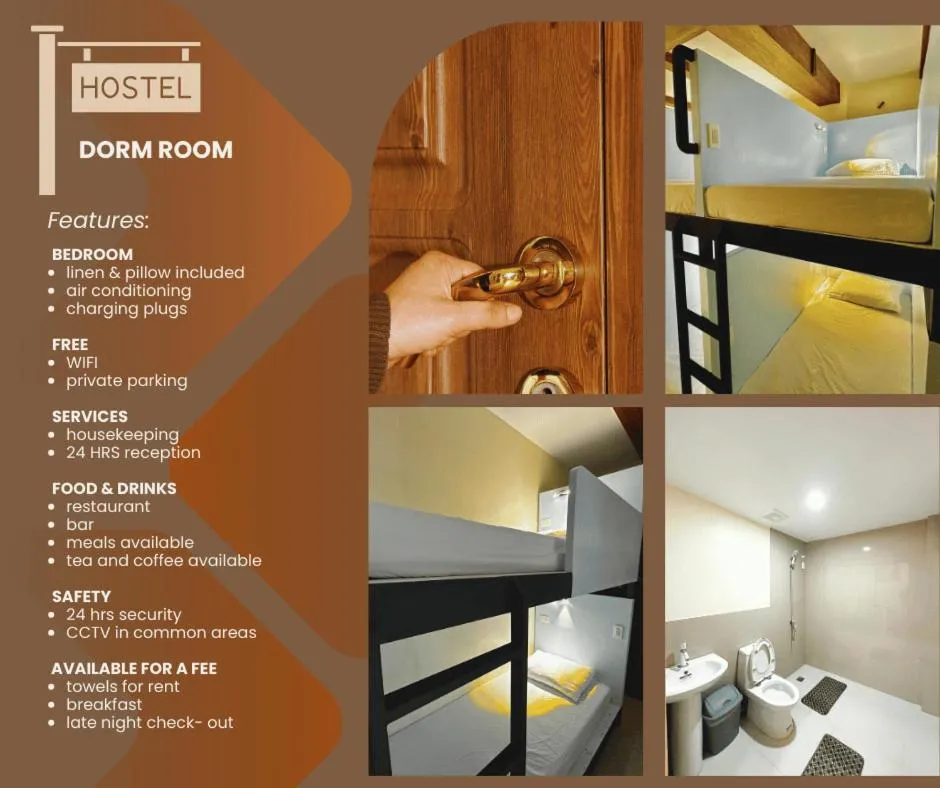 bunk bed, Bed in Bluewaves Hostel & Villa Panagsama by Hiverooms