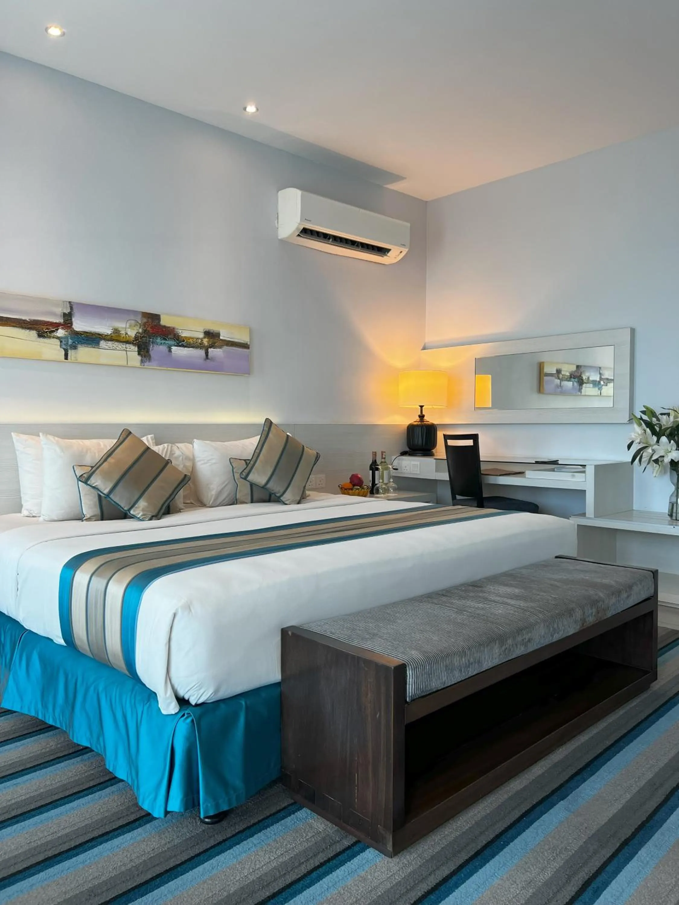 Bed in Cenang Plaza Beach Hotel