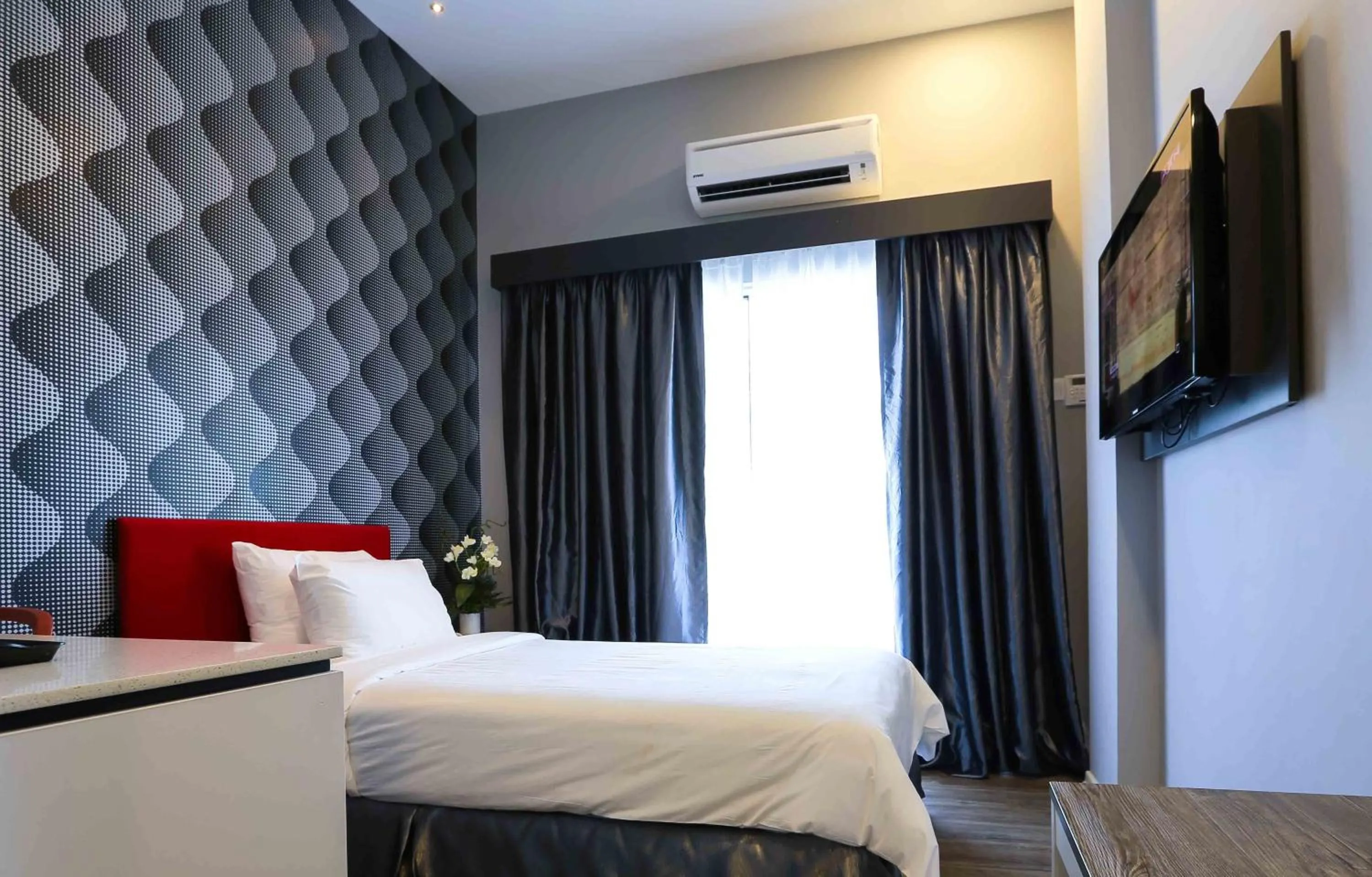 Bed in Cenang Plaza Beach Hotel