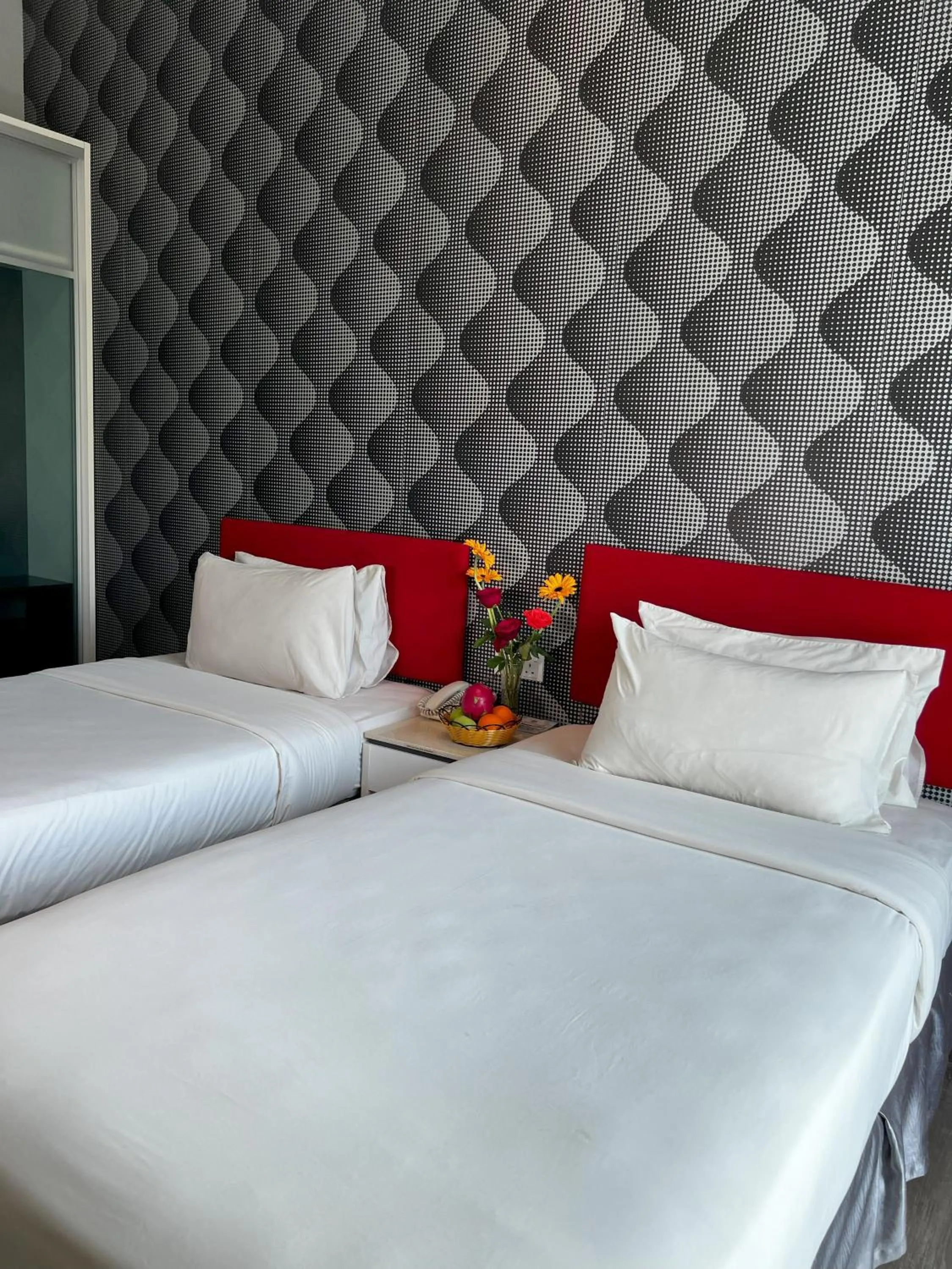 Bed in Cenang Plaza Beach Hotel