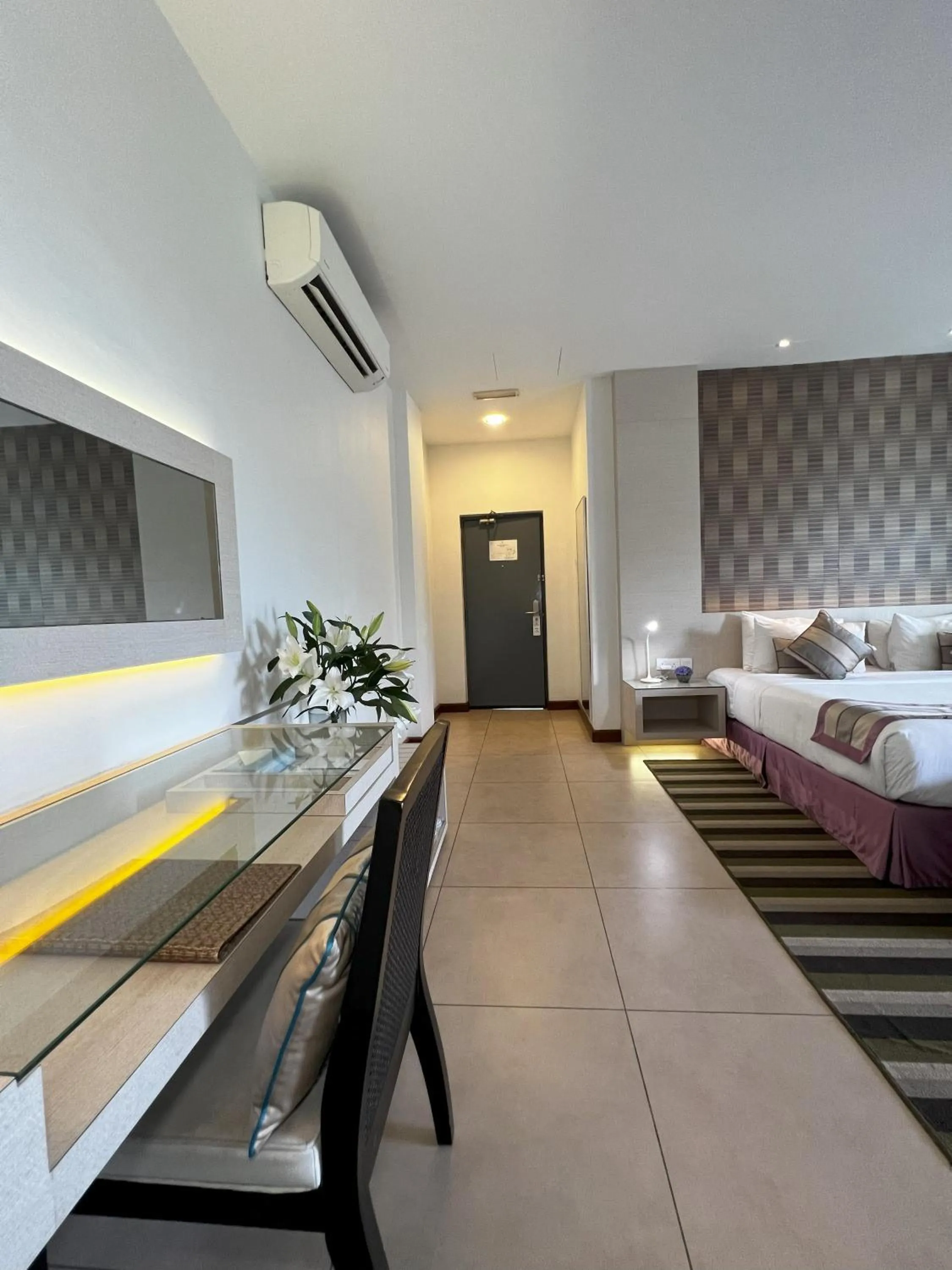 View (from property/room), Bed in Cenang Plaza Beach Hotel