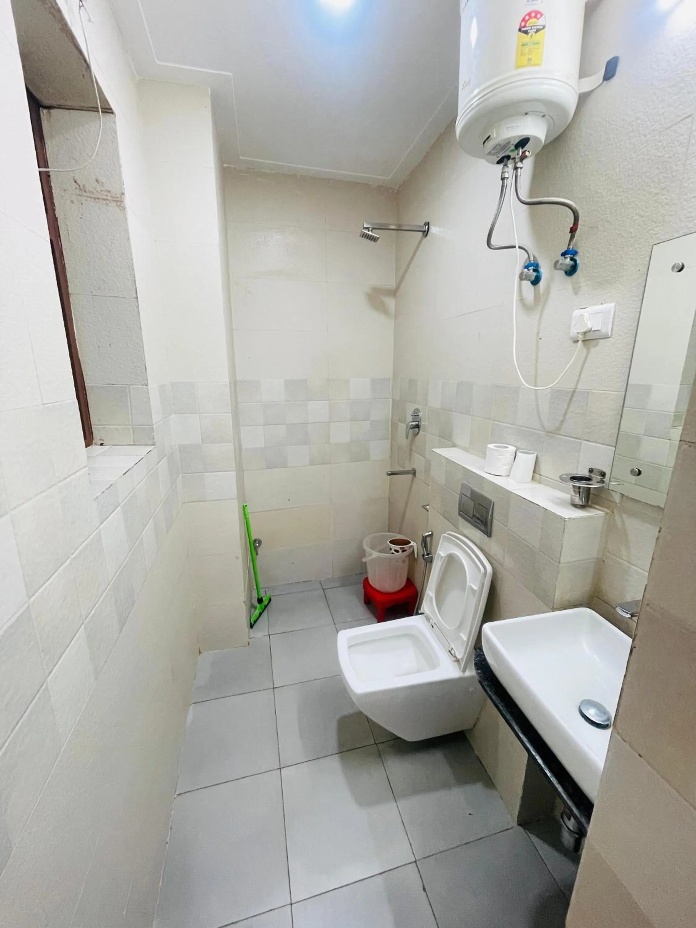 Shower in Aura Luxury studios near Artemis hospital Gurugram