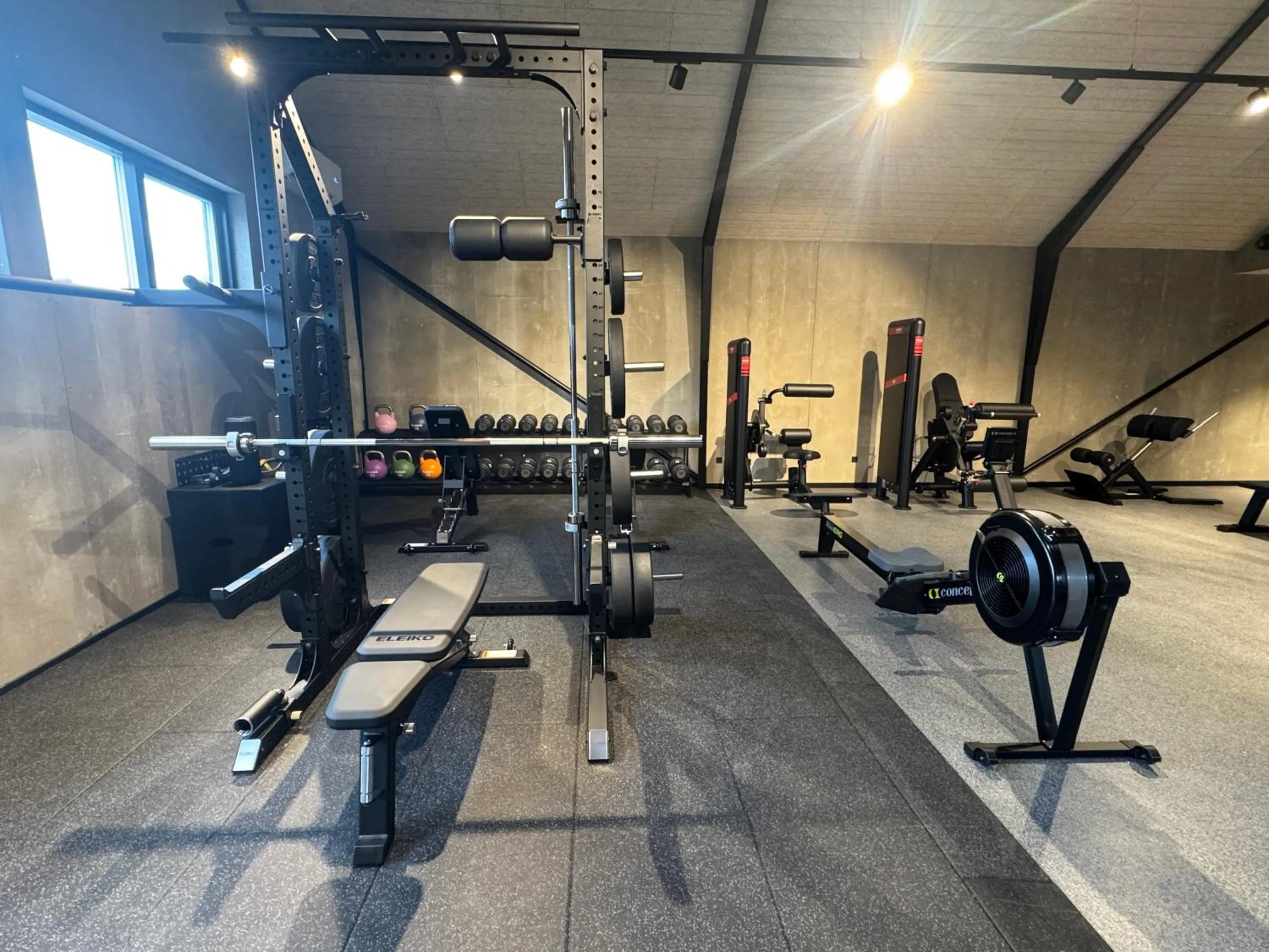 Fitness centre/facilities in Hotel Melfarhus