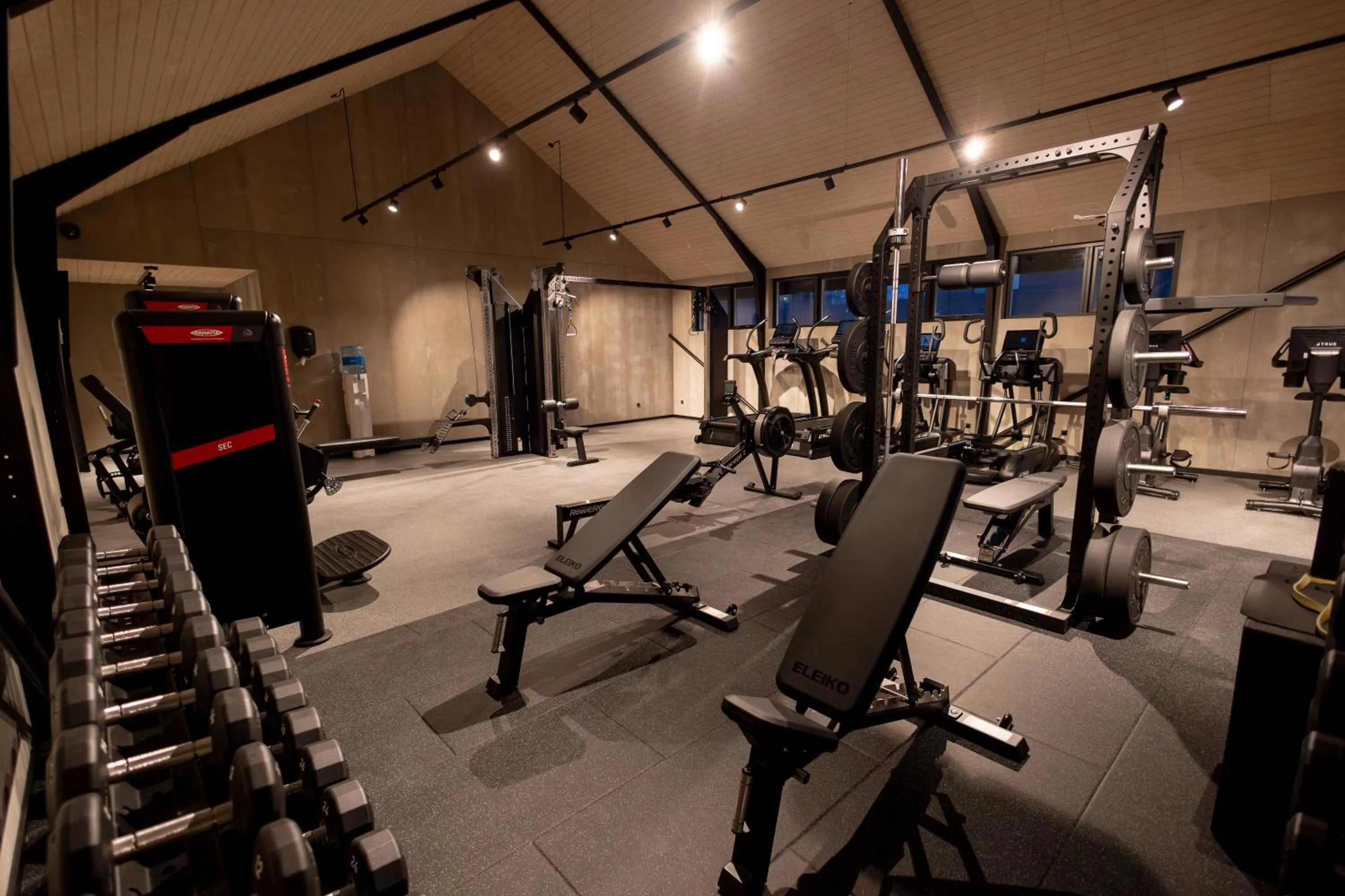 Fitness centre/facilities in Hotel Melfarhus