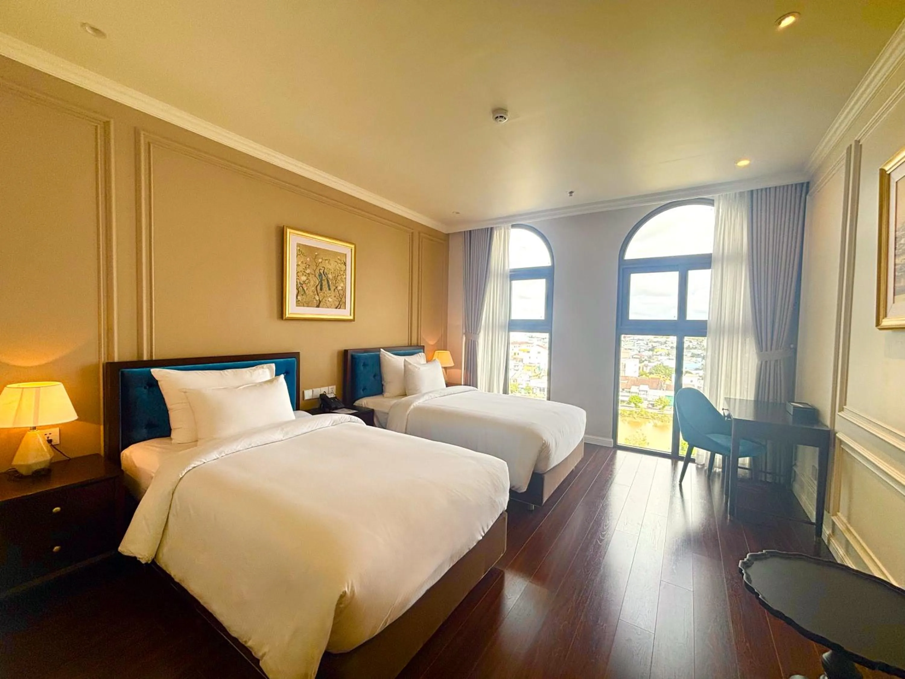 Bed in Hotel Công Tử Bạc Liêu