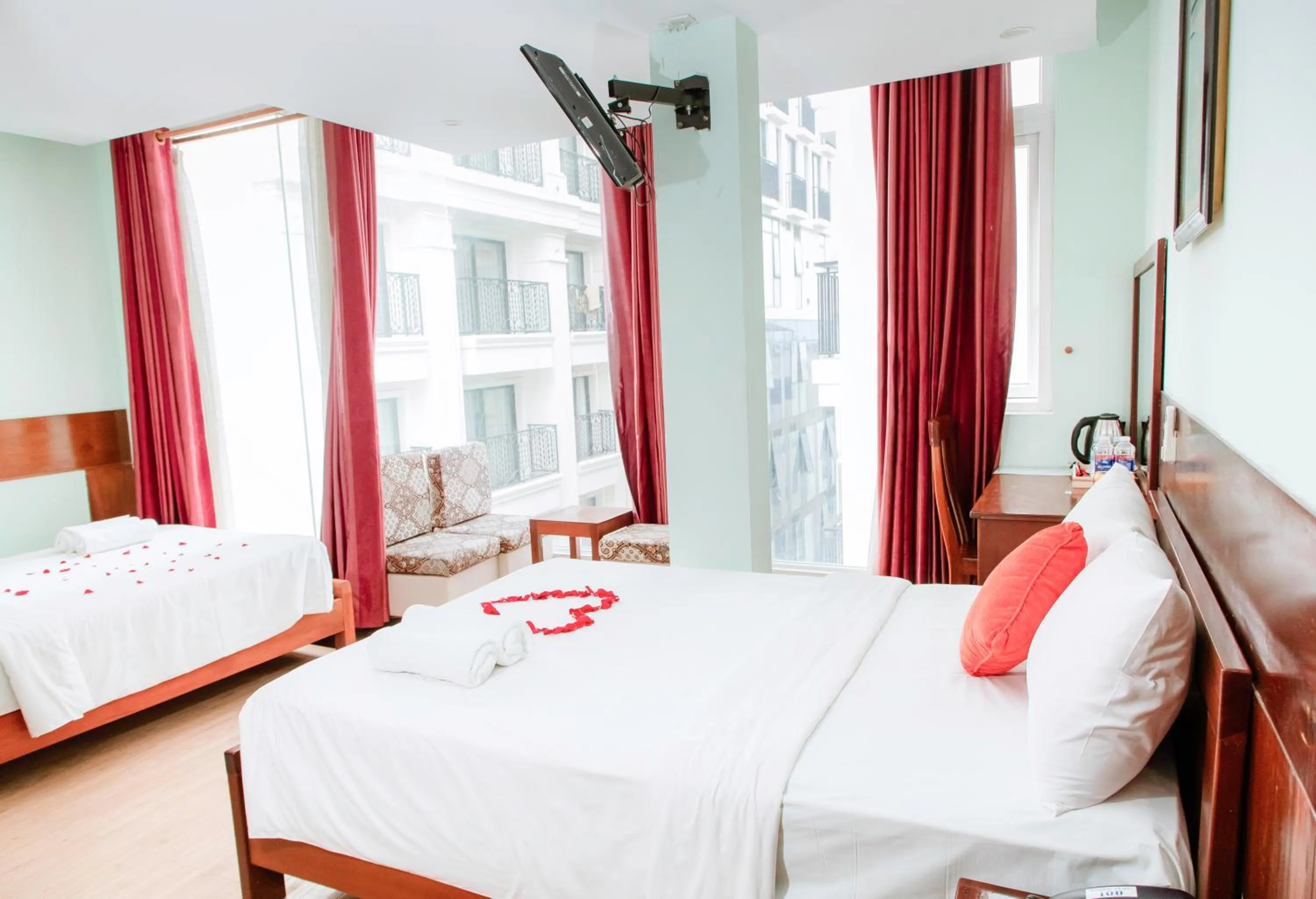 Bedroom in Art Deluxe Hotel