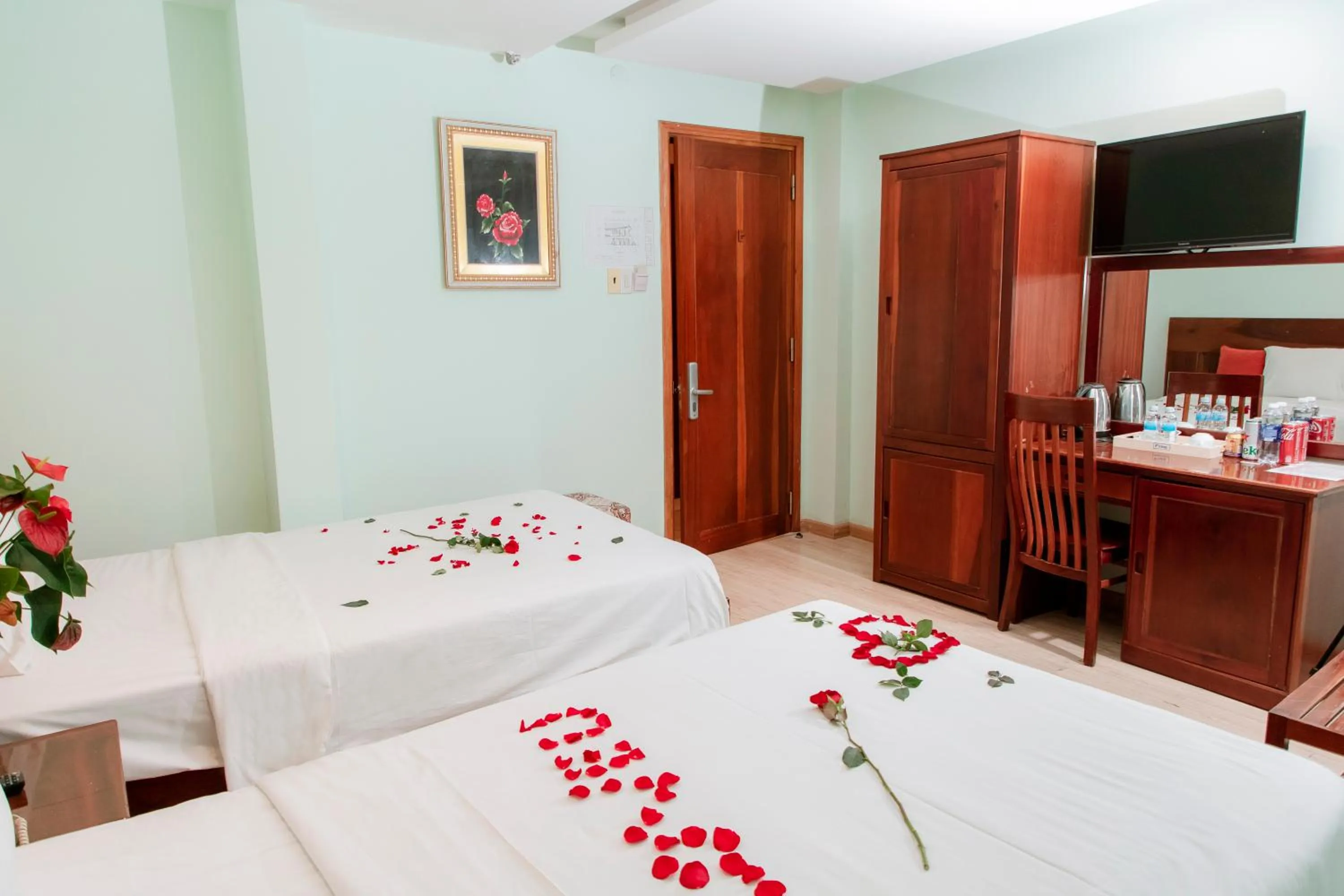 Bedroom in Art Deluxe Hotel