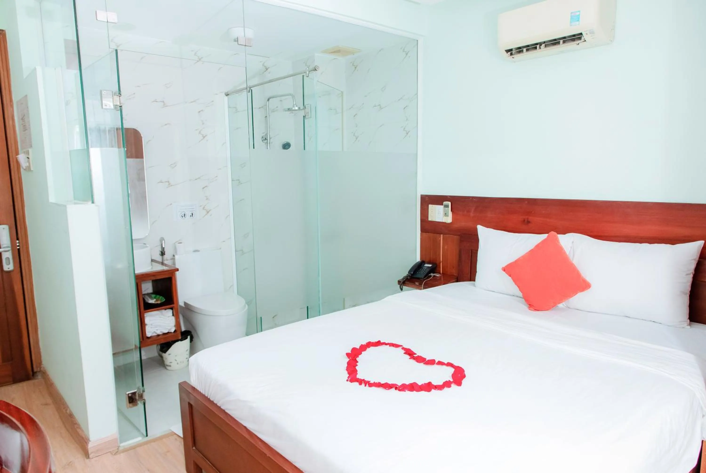 Bed in Art Deluxe Hotel