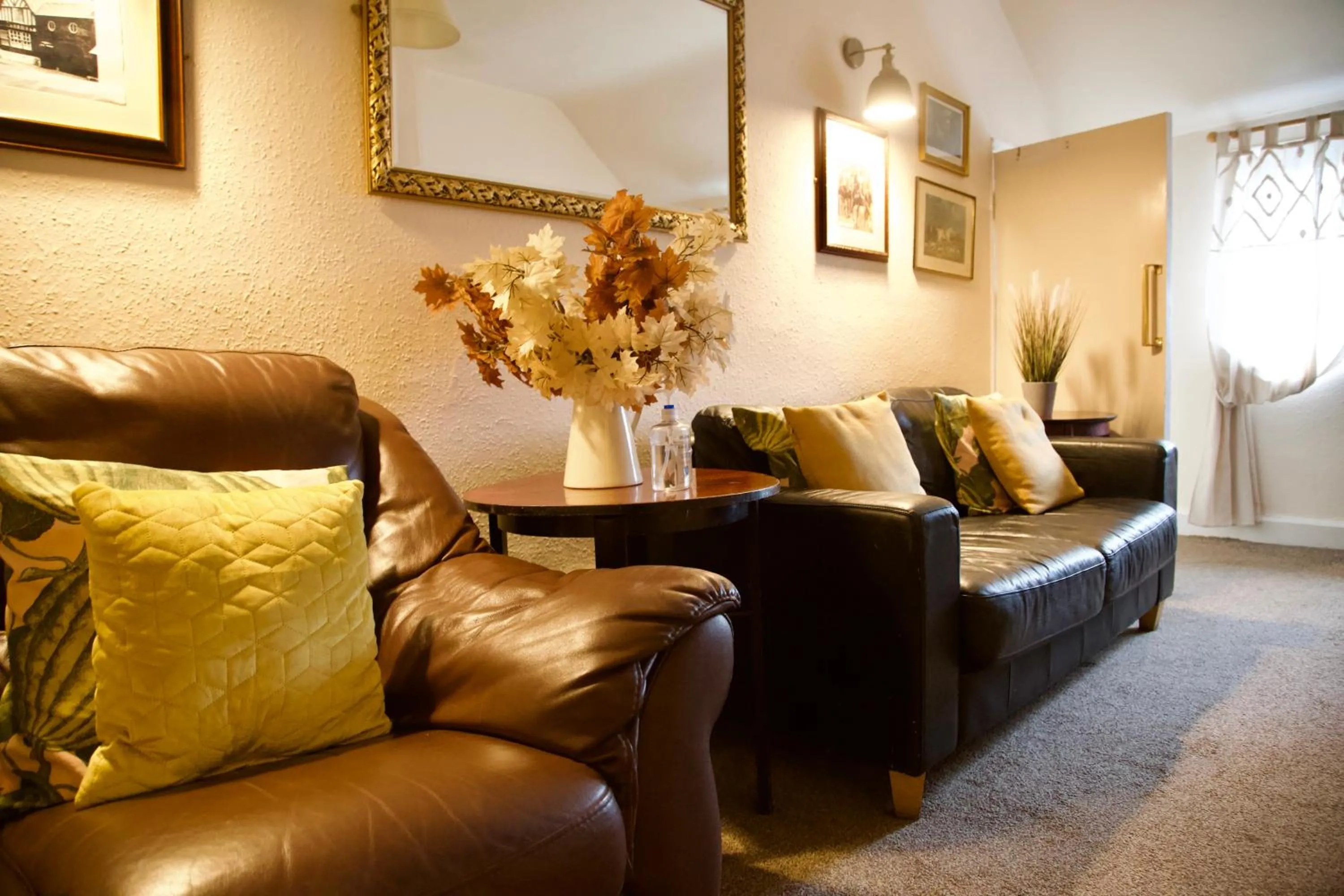 Seating area in The Kings Arms