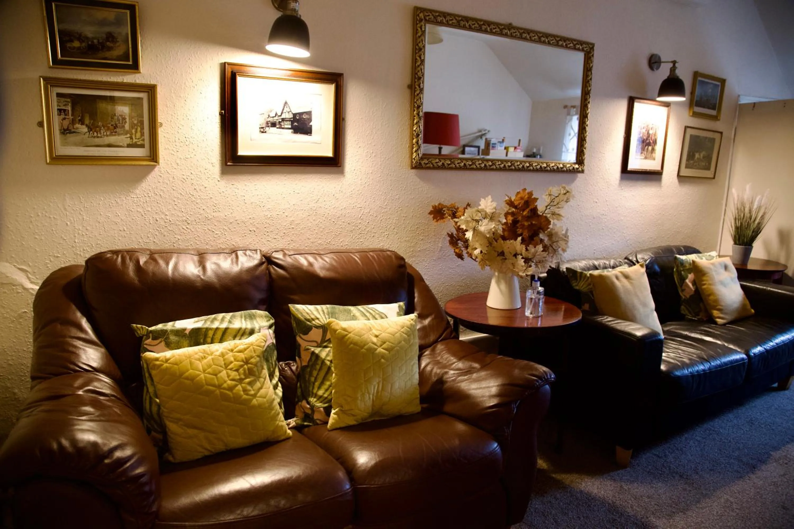 Seating area in The Kings Arms