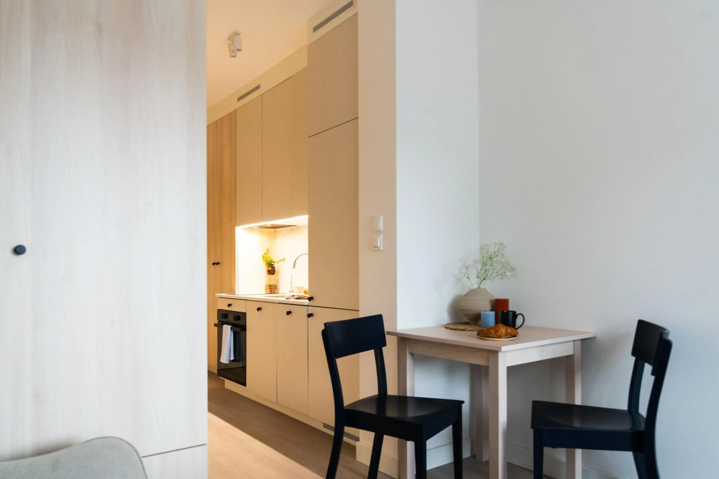 Kitchen or kitchenette in Noli Gdansk Riverside