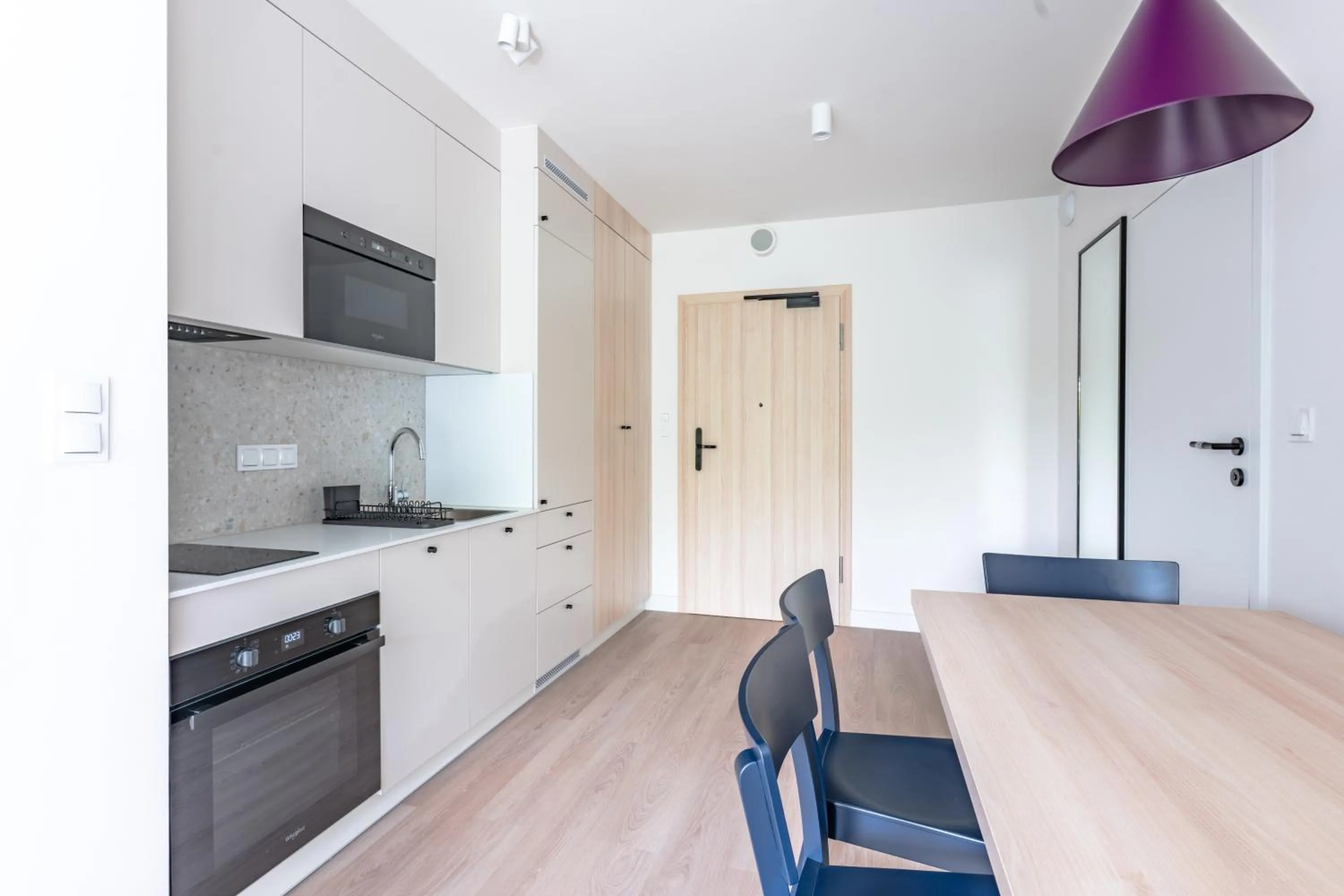 Kitchen or kitchenette in Noli Gdansk Riverside