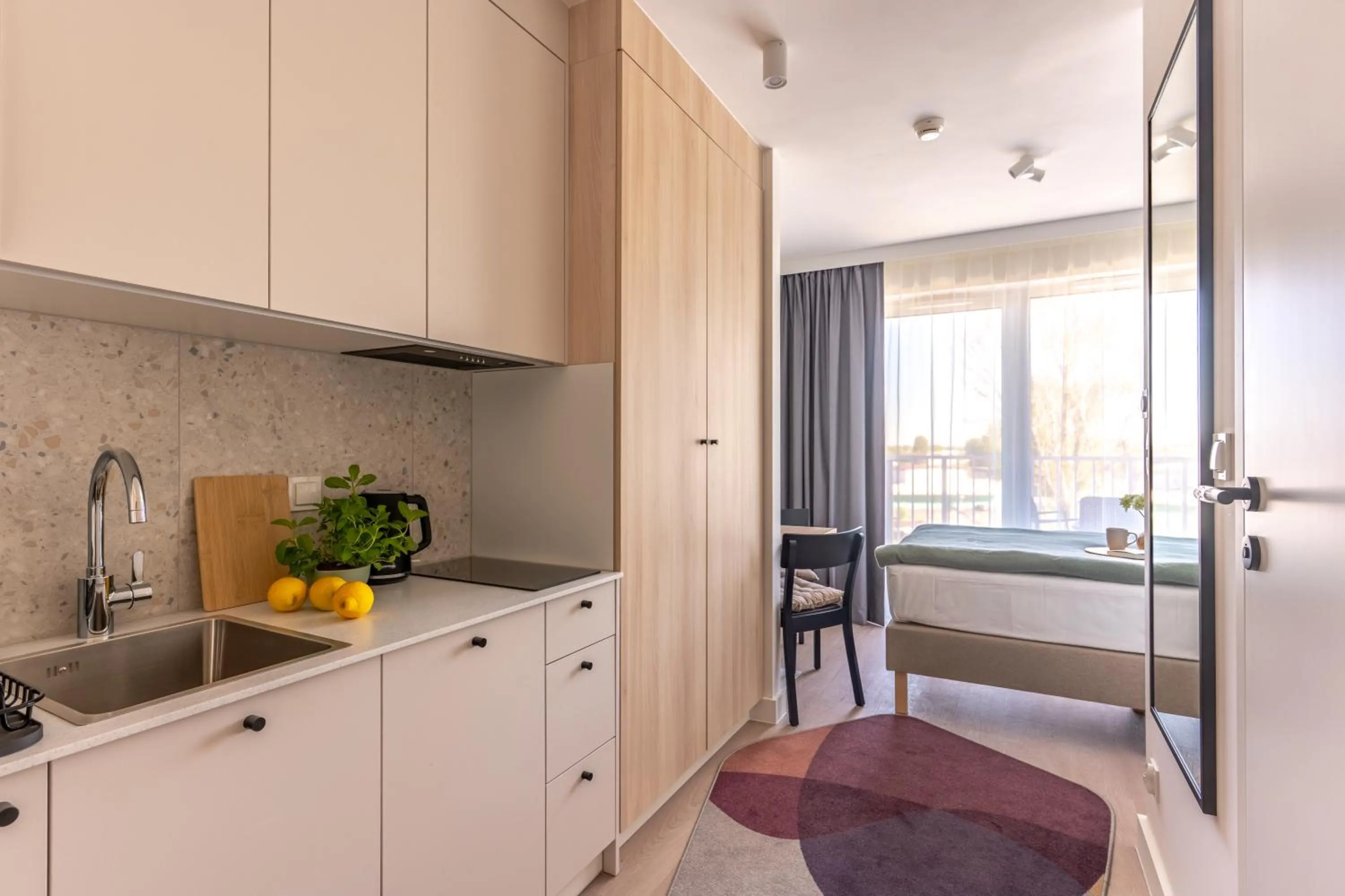 Bed in Noli Gdansk Riverside