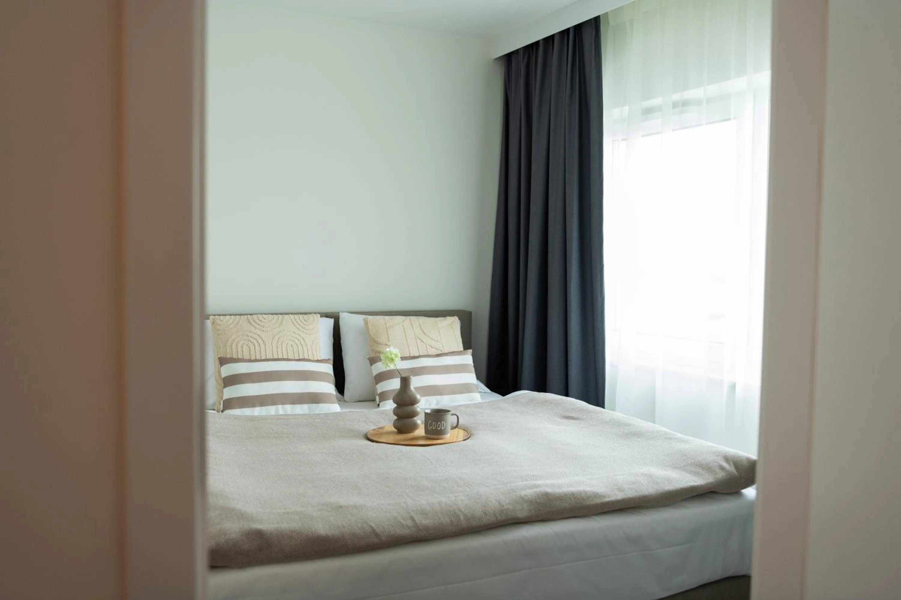 Bed in Noli Gdansk Riverside