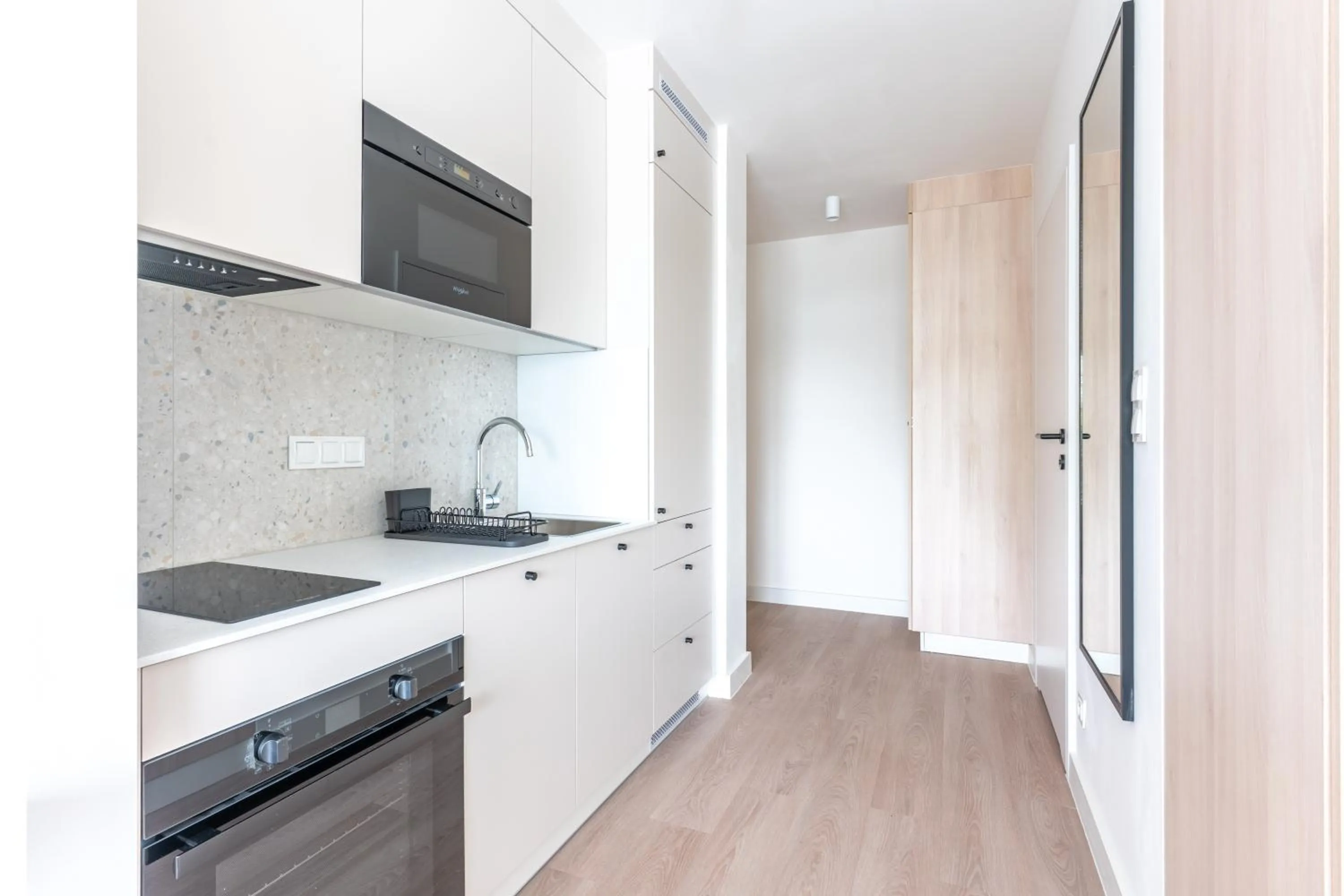 Kitchen or kitchenette in Noli Gdansk Riverside