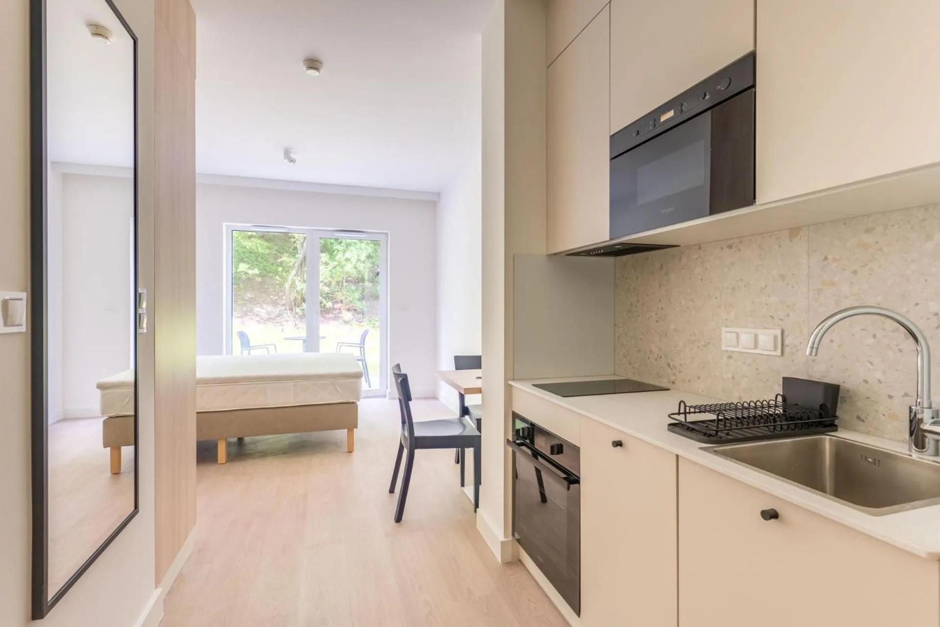 Kitchen or kitchenette in Noli Gdansk Riverside