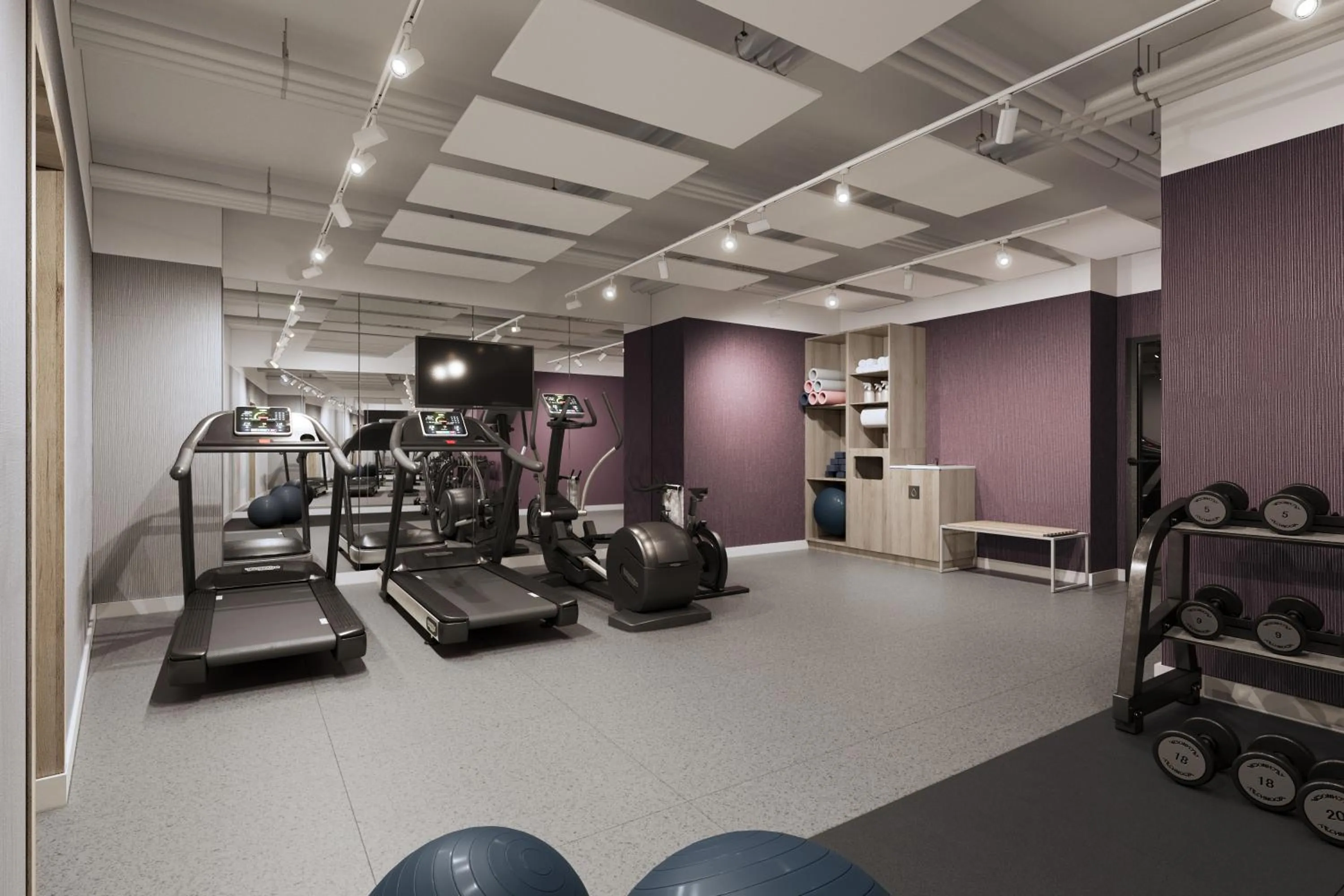 Fitness centre/facilities in Noli Gdansk Riverside