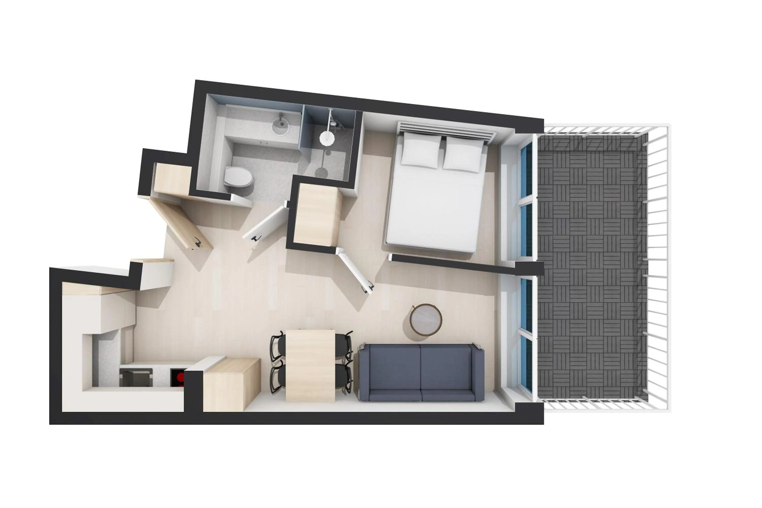 Floor plan in Noli Gdansk Riverside