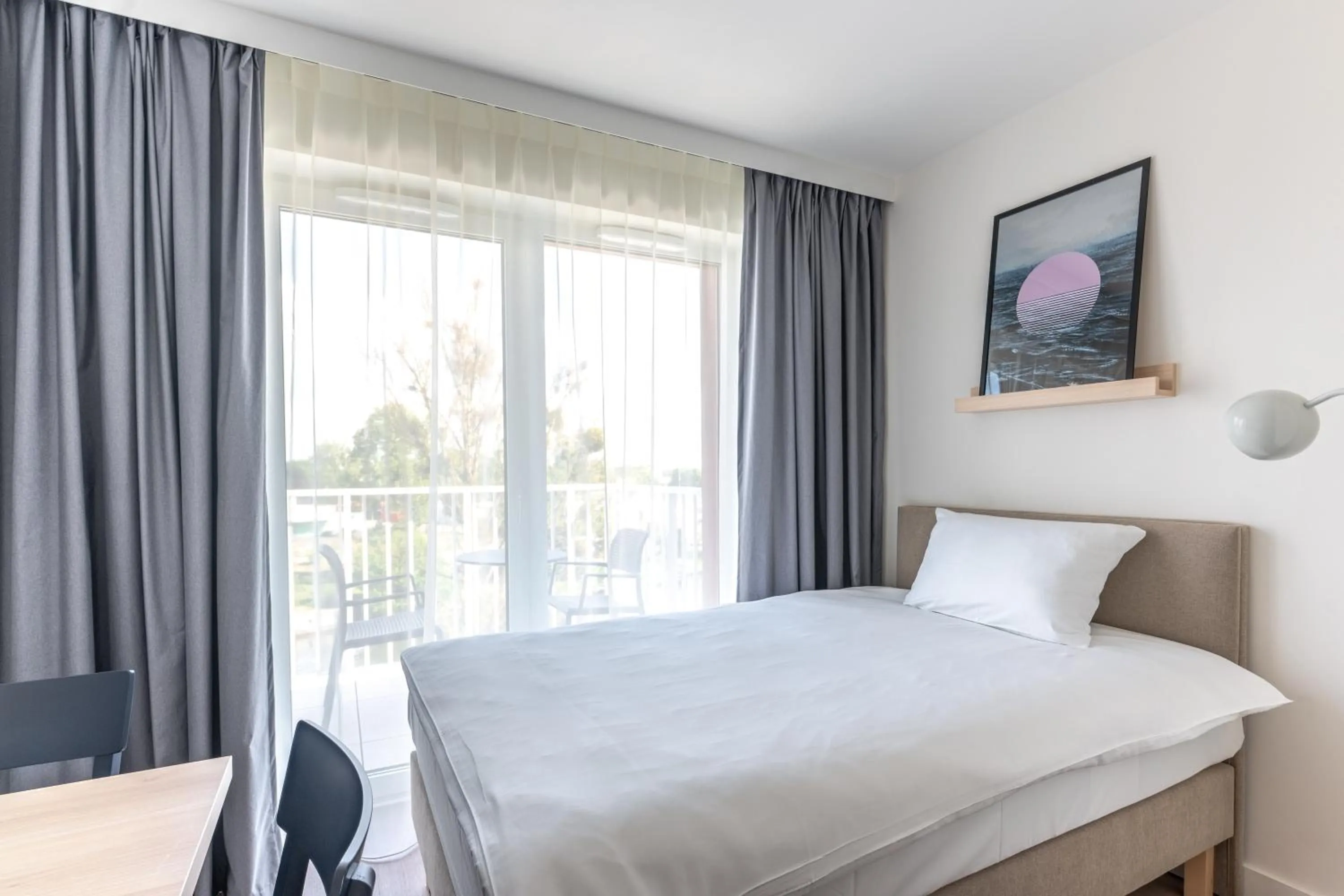 Bed in Noli Gdansk Riverside