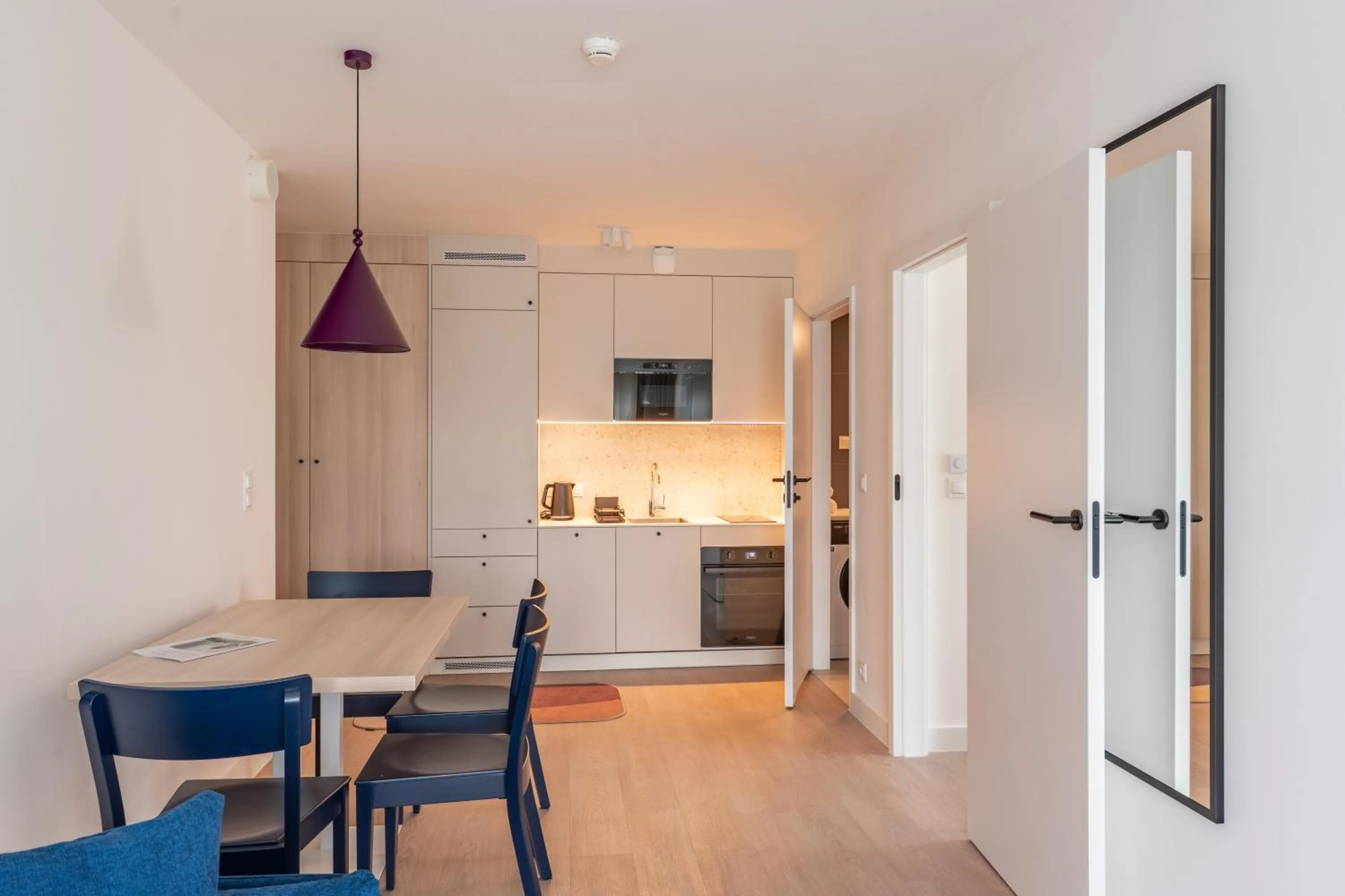 Kitchen or kitchenette in Noli Gdansk Riverside