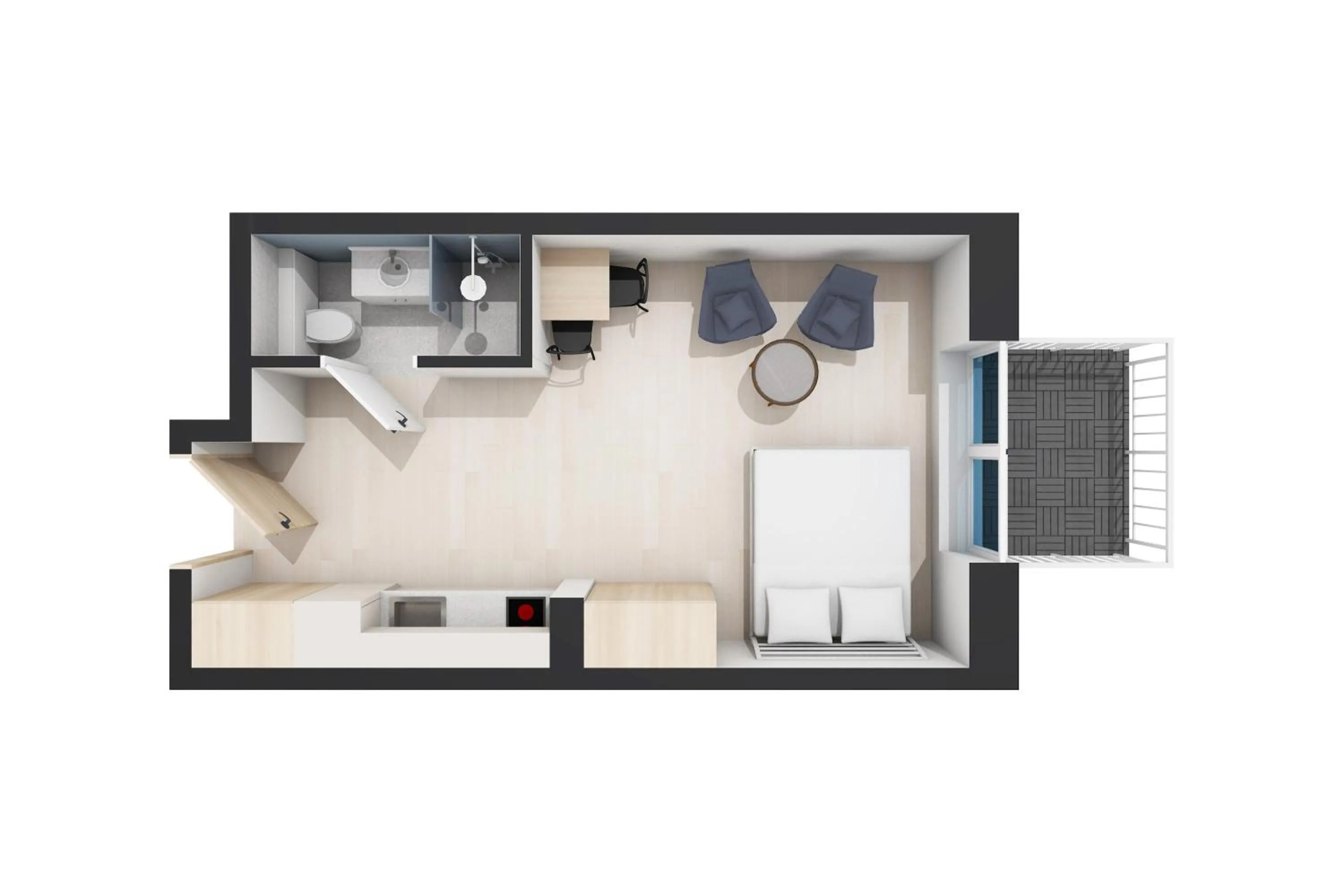 Floor plan in Noli Gdansk Riverside