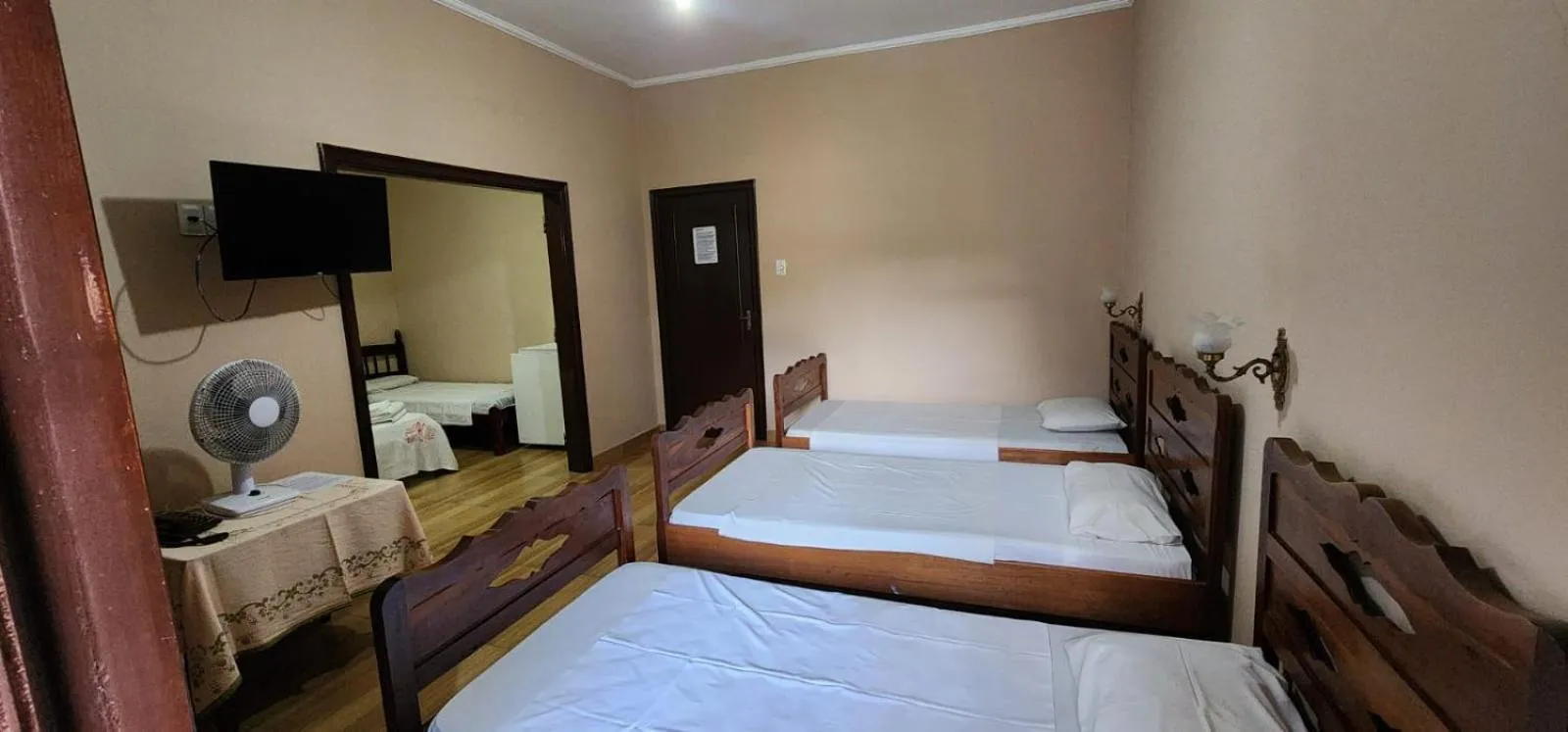 Bed in Hotel Floresta