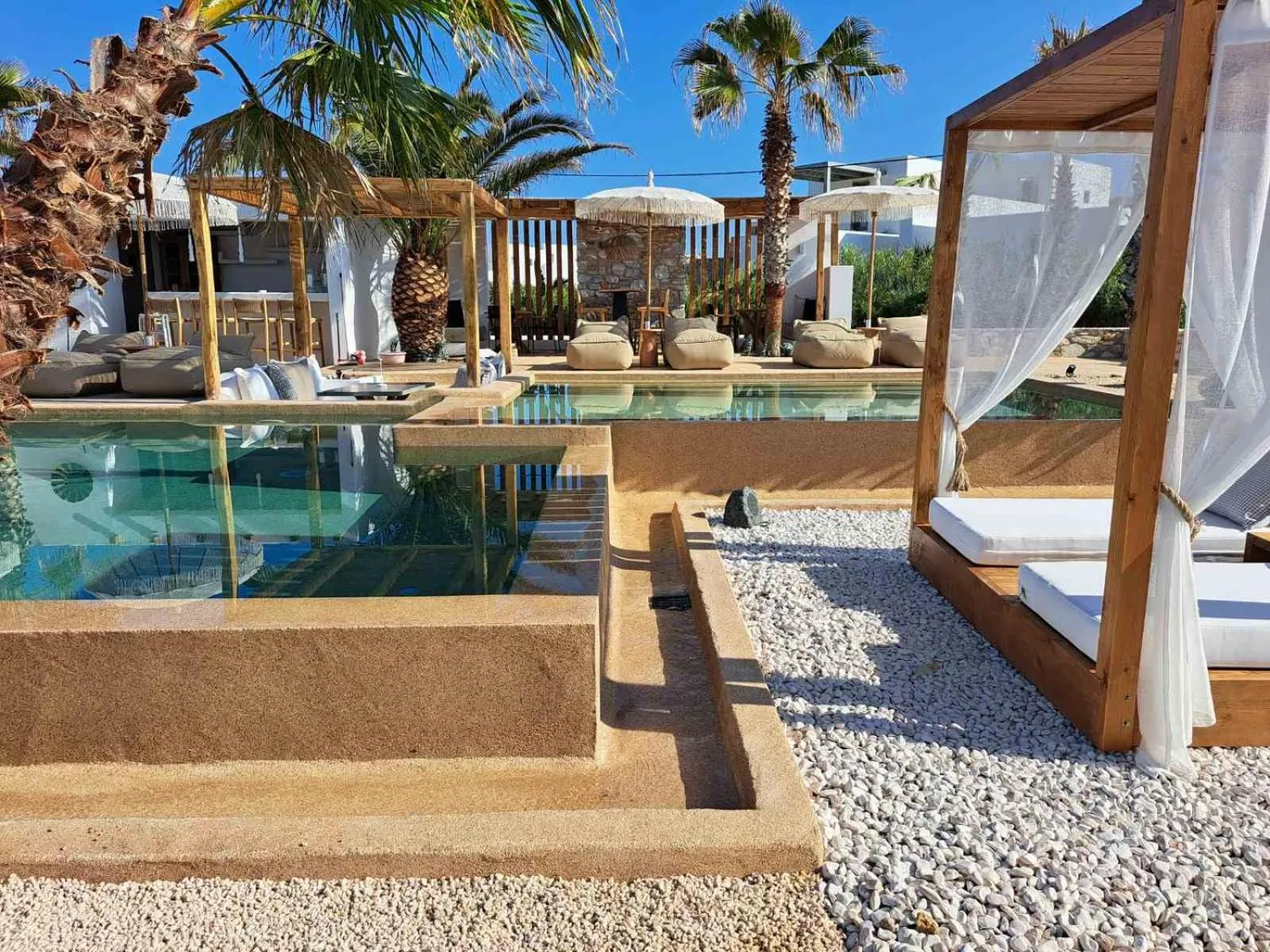 Swimming pool in Kosmitis Suites & Villas