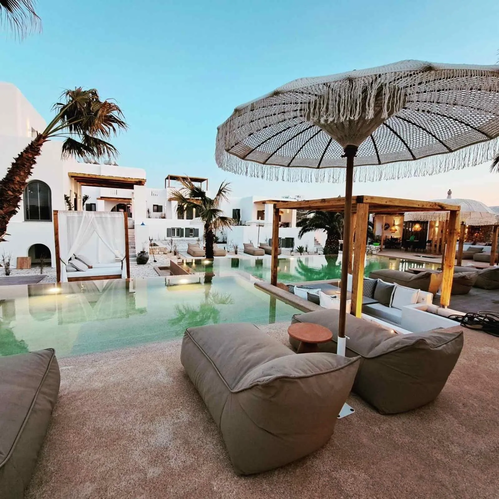 Pool view in Kosmitis Suites & Villas