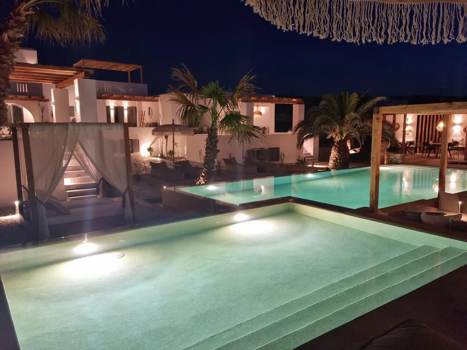 Pool view in Kosmitis Suites & Villas