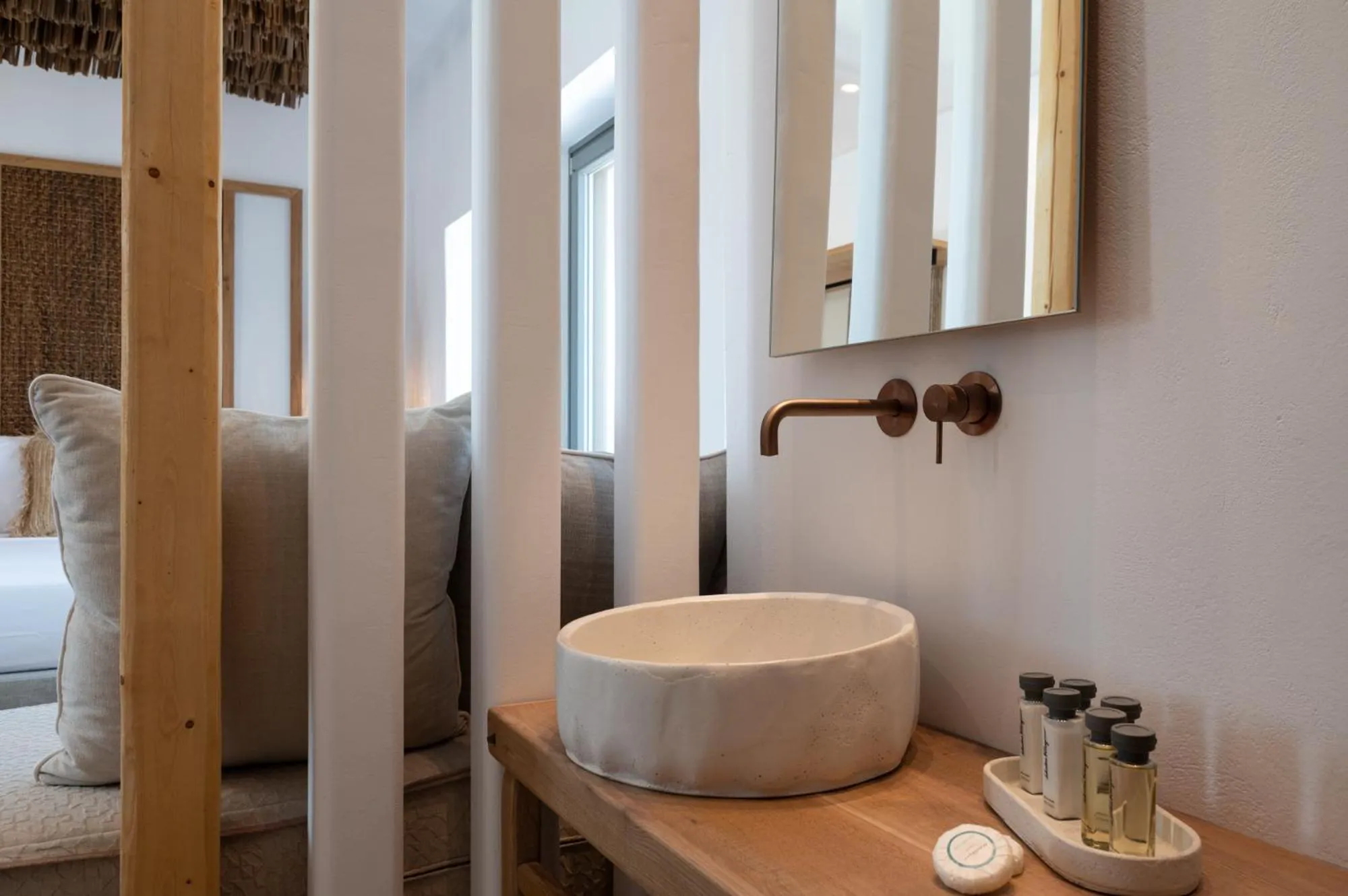 Bathroom in Kosmitis Suites & Villas