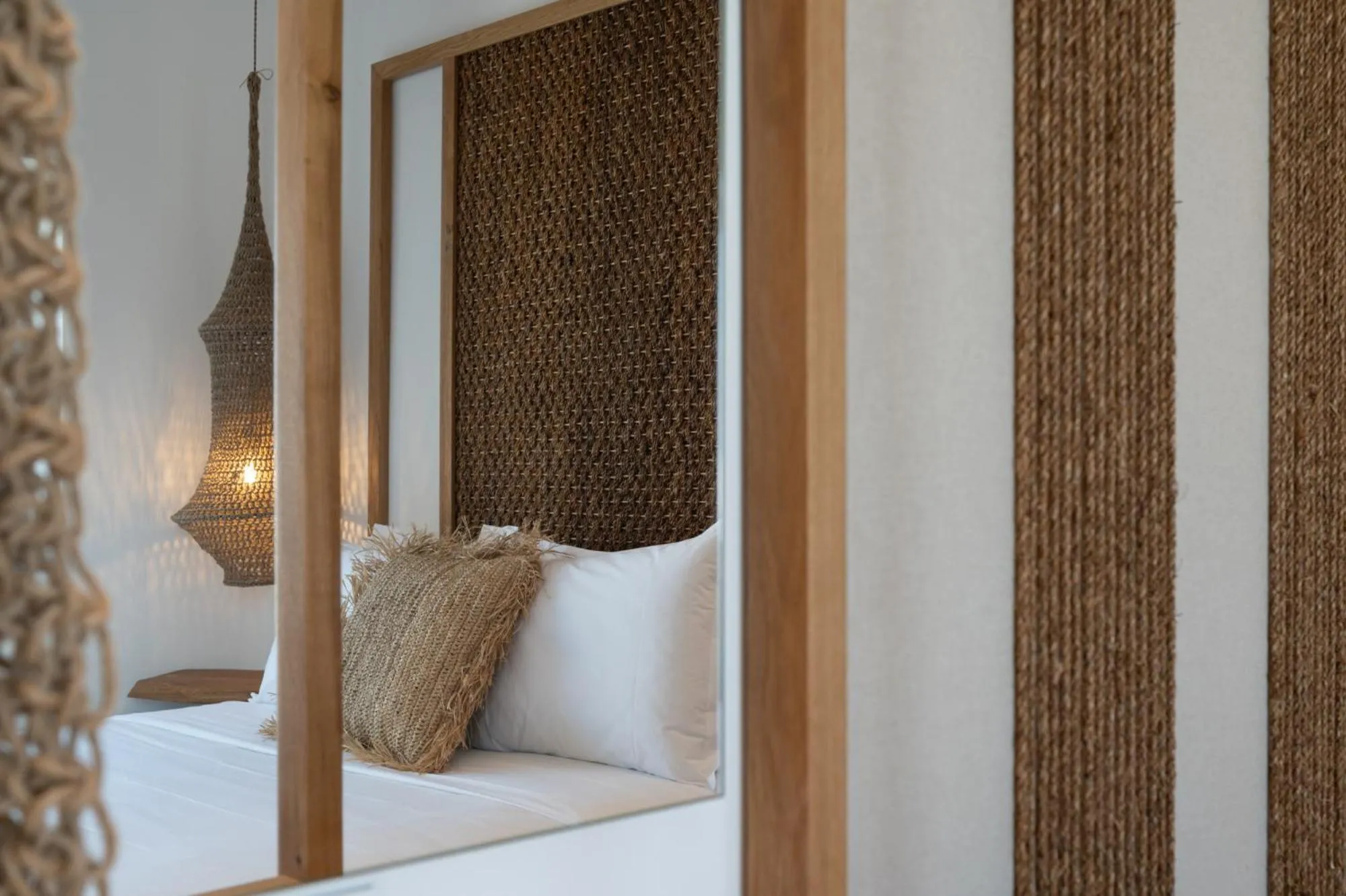 Decorative detail, Bed in Kosmitis Suites & Villas