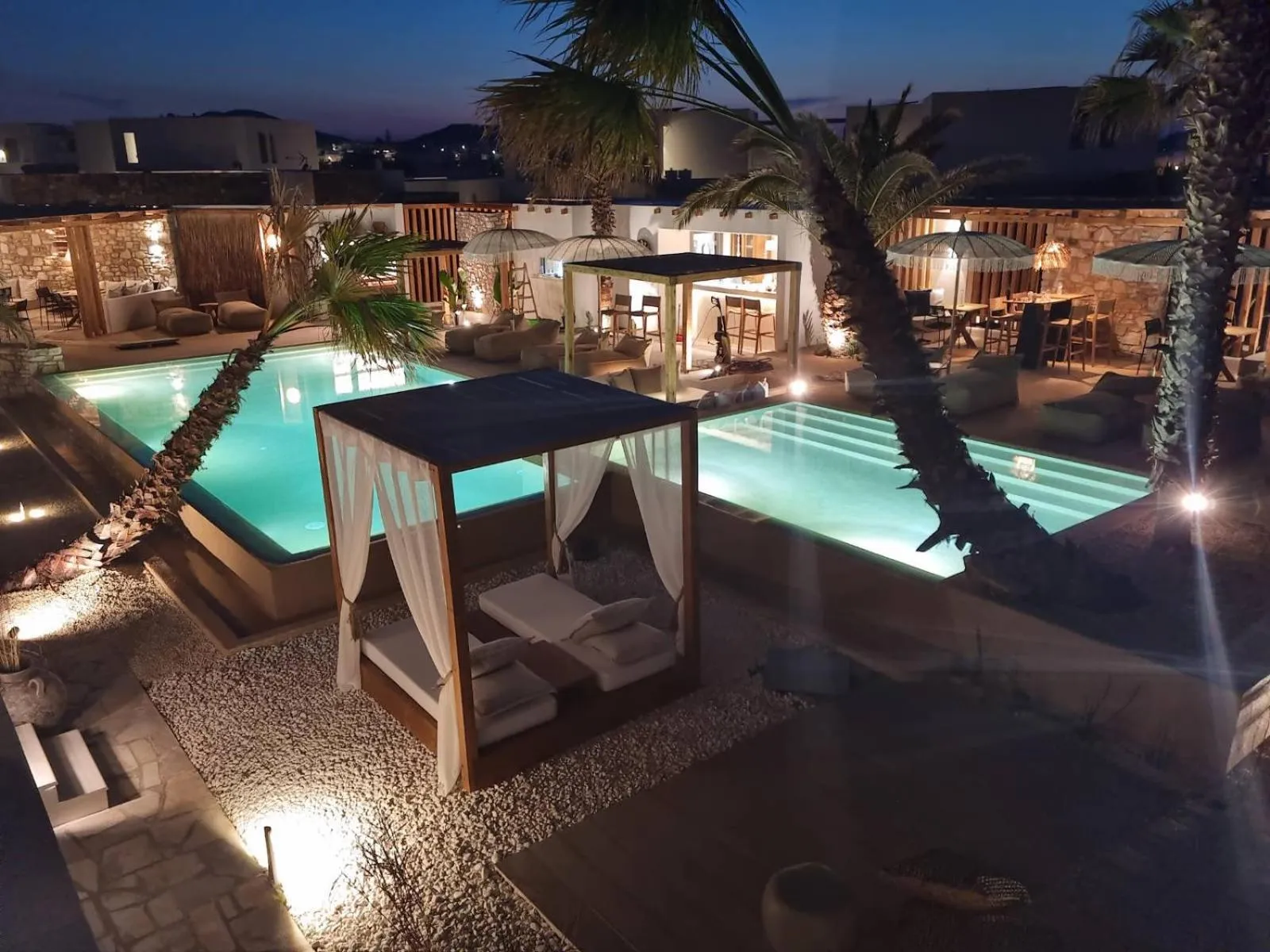 Pool view in Kosmitis Suites & Villas