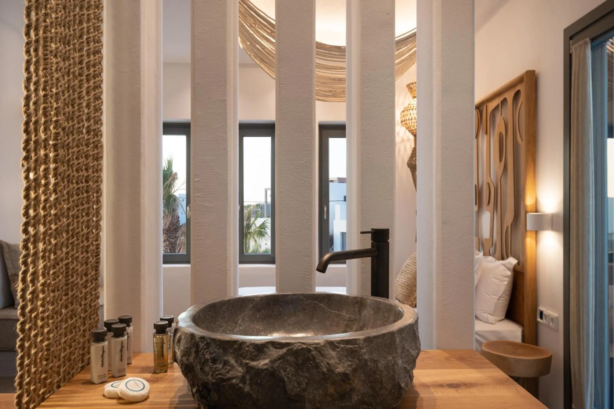 Bedroom in Kosmitis Suites & Villas