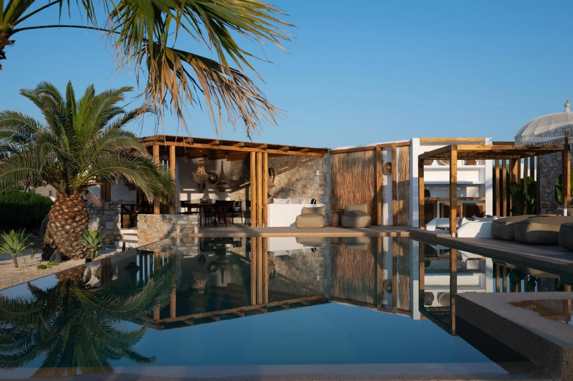 Swimming pool in Kosmitis Suites & Villas