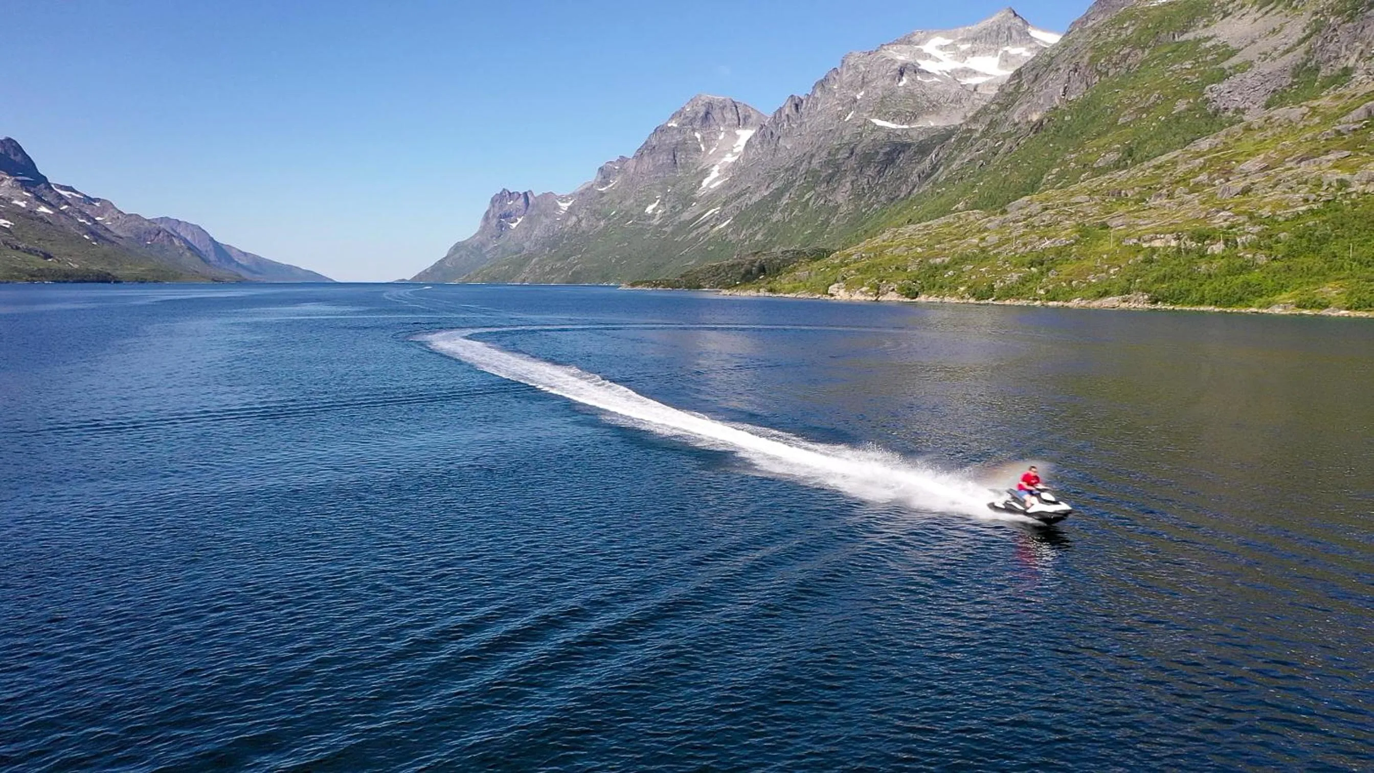 View (from property/room) in Ersfjordbotn Brygge