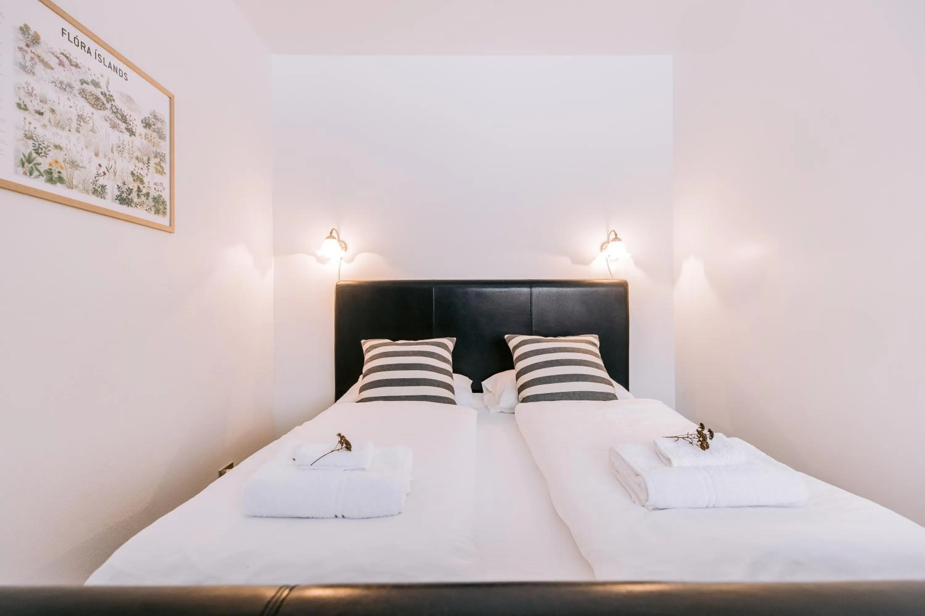 Bed in Eldá Guesthouse