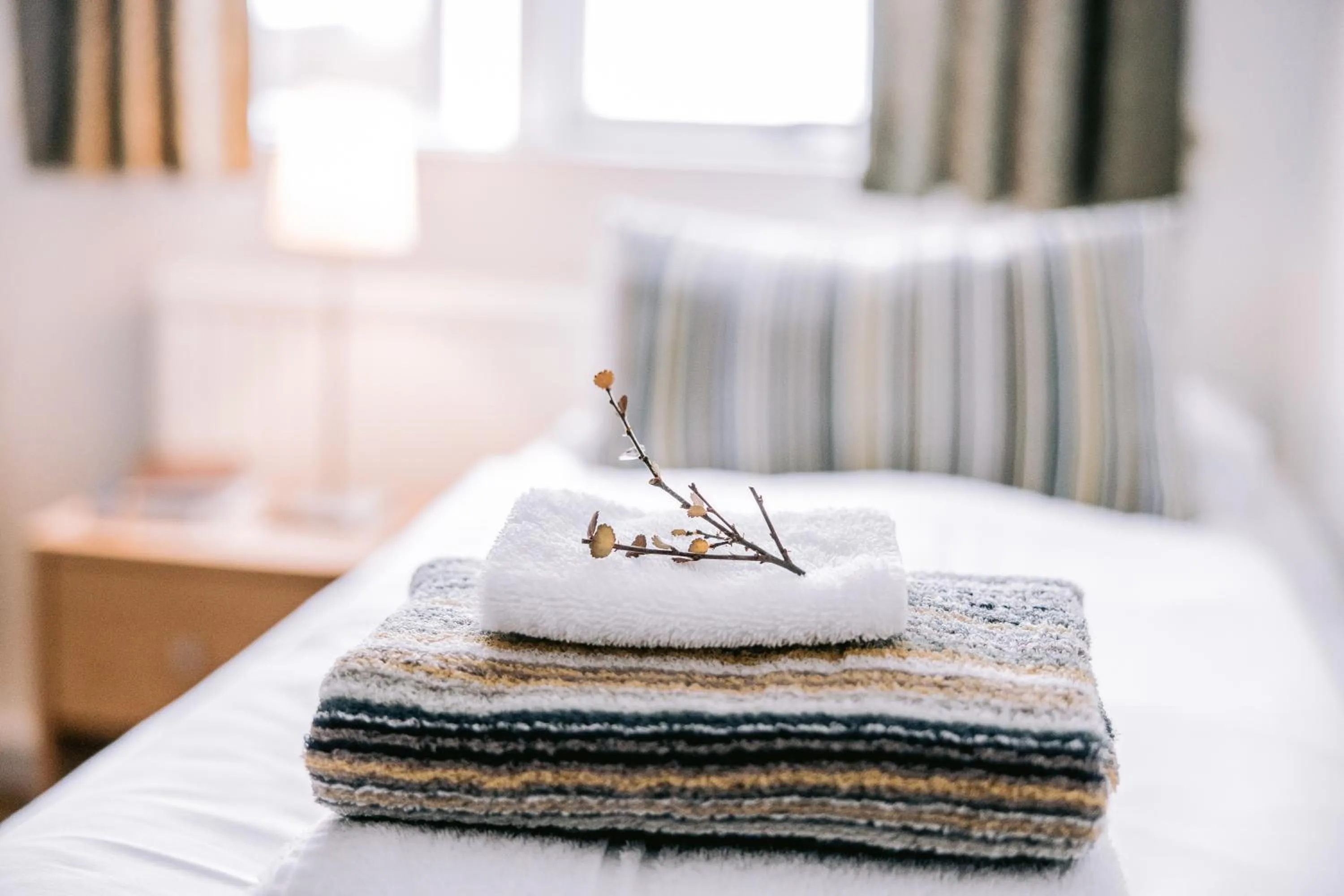 Bed in Eldá Guesthouse