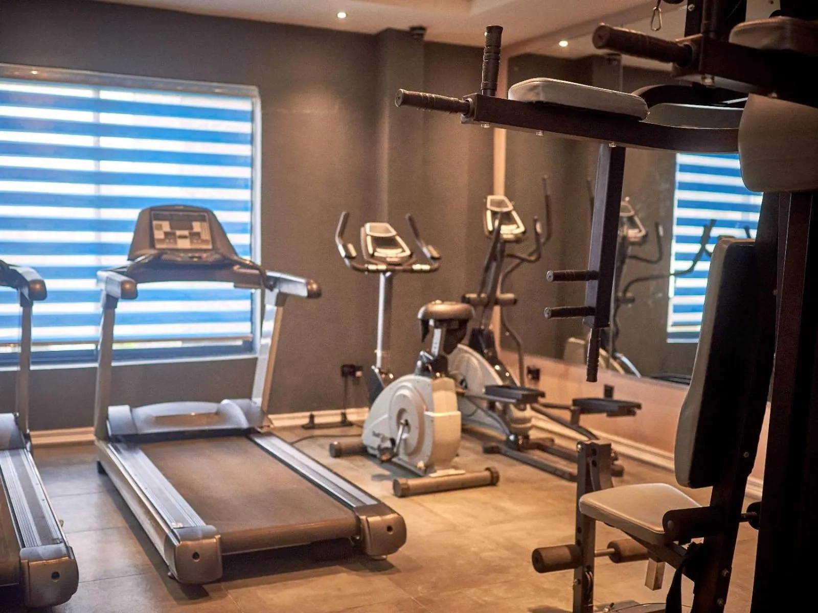 Fitness centre/facilities in Tripod By Pedestal Hotel