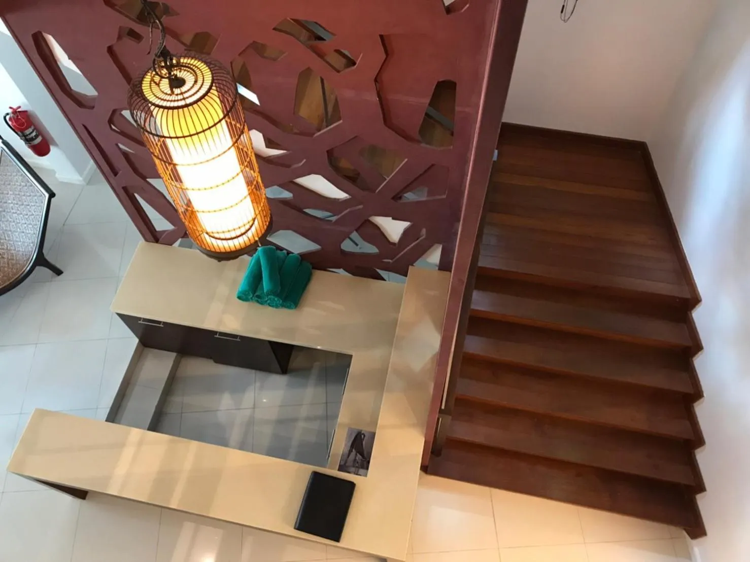 Lobby or reception in Amatapura Beachfront Villa 15, SHA Certified