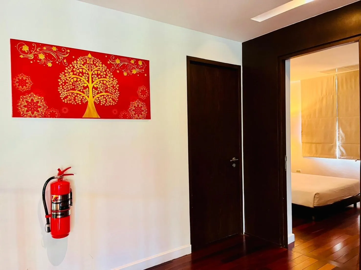 Decorative detail, Bed in Amatapura Beachfront Villa 15, SHA Certified