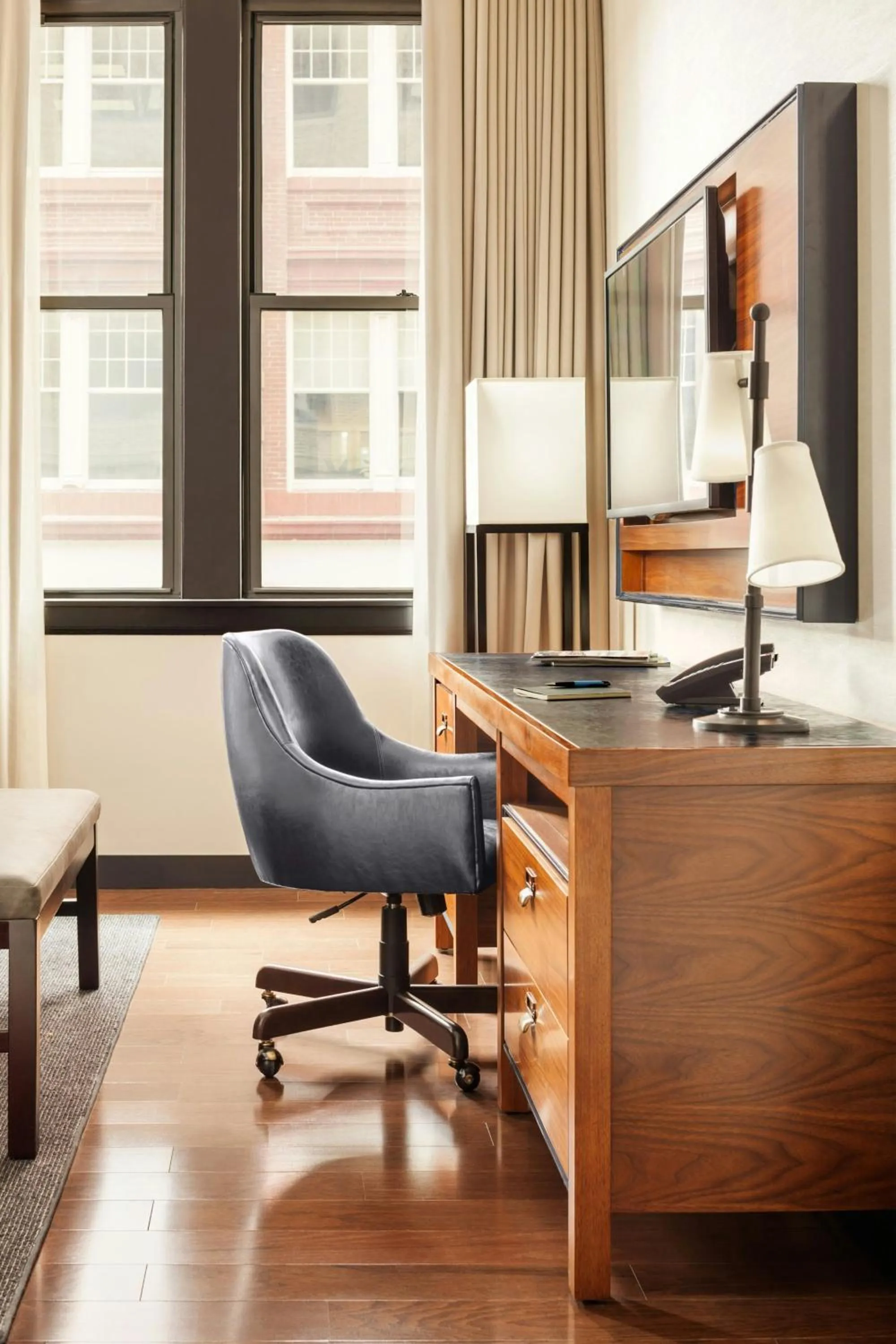 Photo of the whole room in The Press Hotel, Autograph Collection