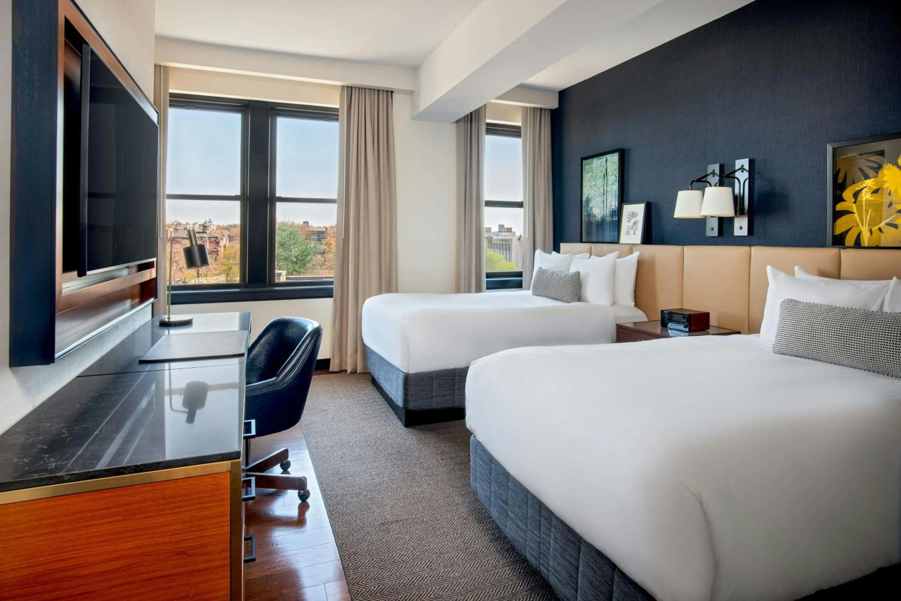 Photo of the whole room, Bed in The Press Hotel, Autograph Collection