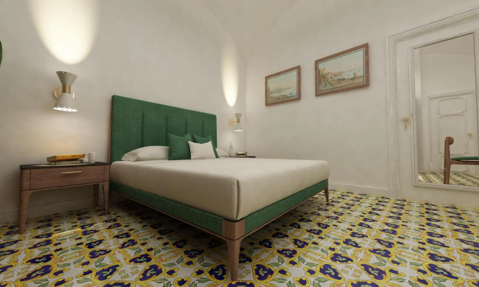 Bed in Palazzo Gargiulo Luxury Rooms & Suites