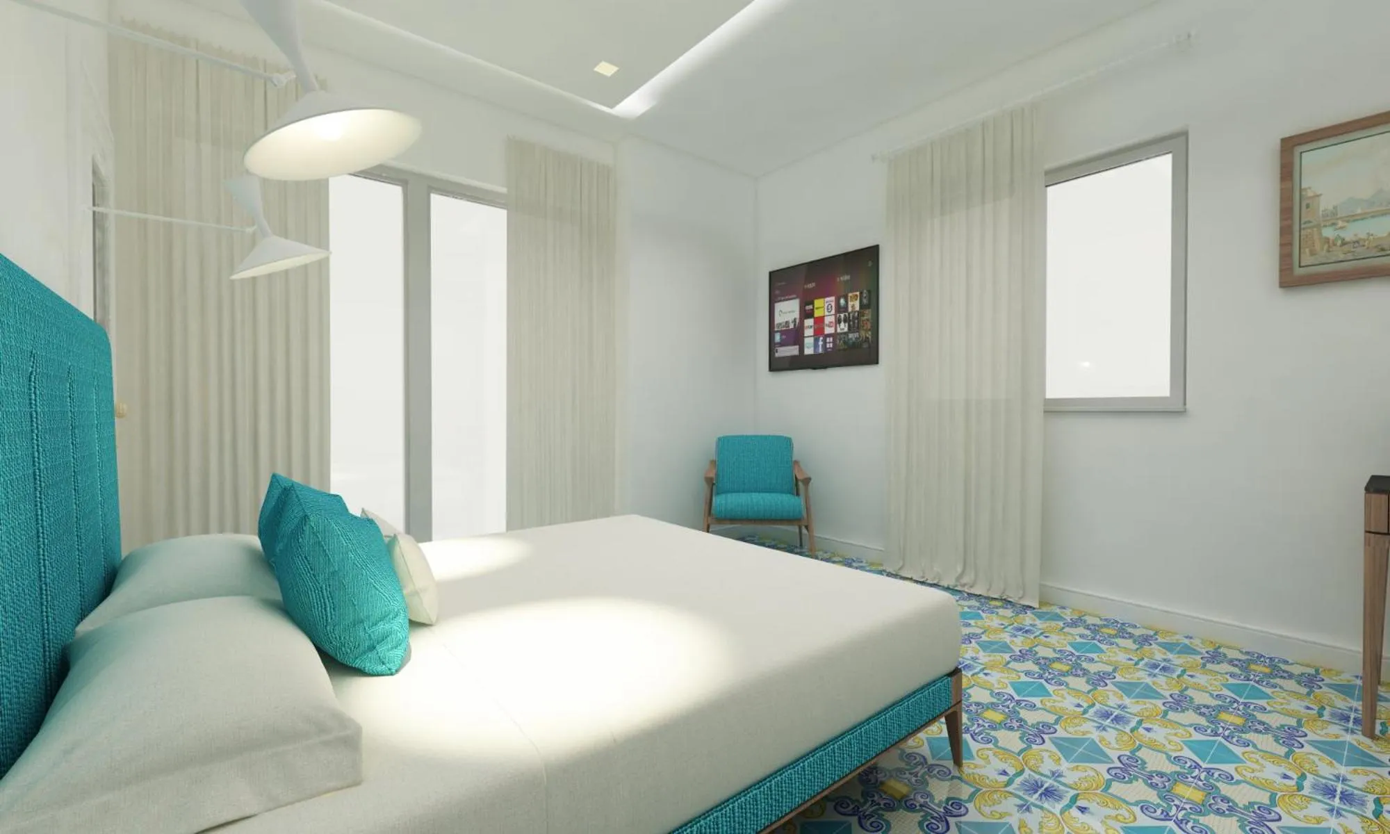 Bed in Palazzo Gargiulo Luxury Rooms & Suites