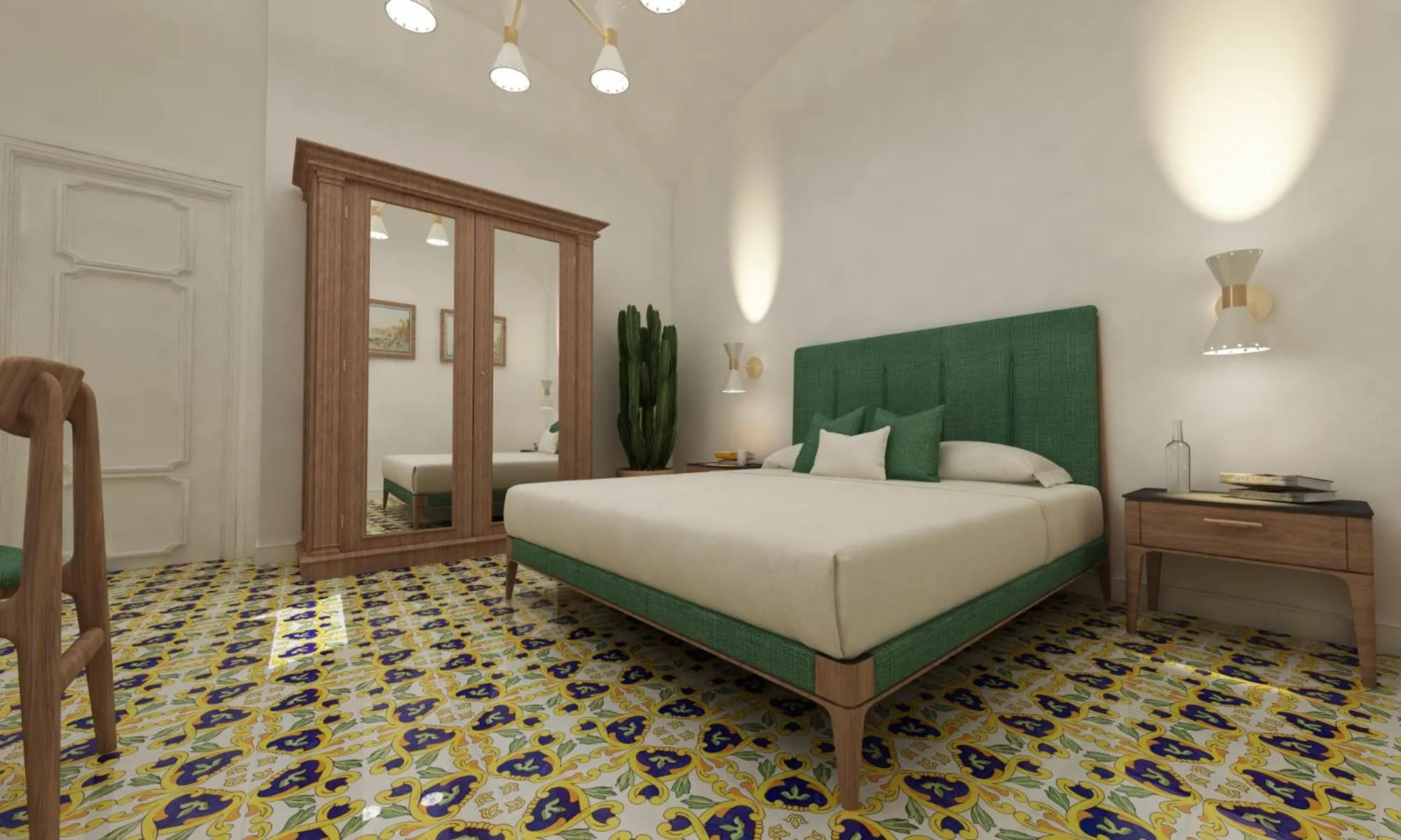 Bed in Palazzo Gargiulo Luxury Rooms & Suites
