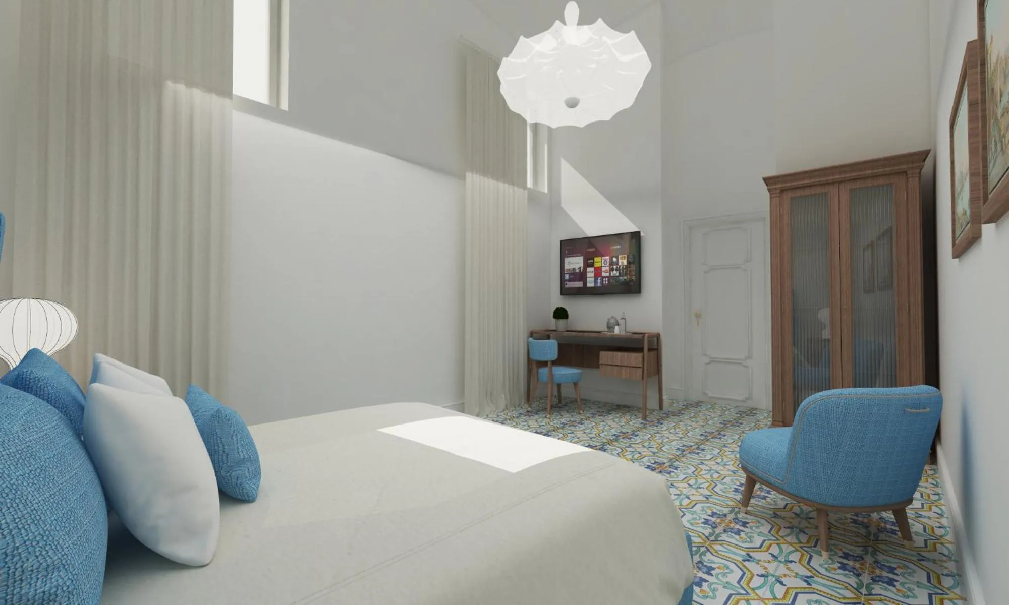 Bed in Palazzo Gargiulo Luxury Rooms & Suites