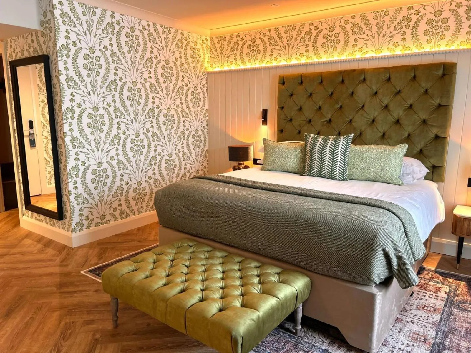 Bed in The Ashe Hotel