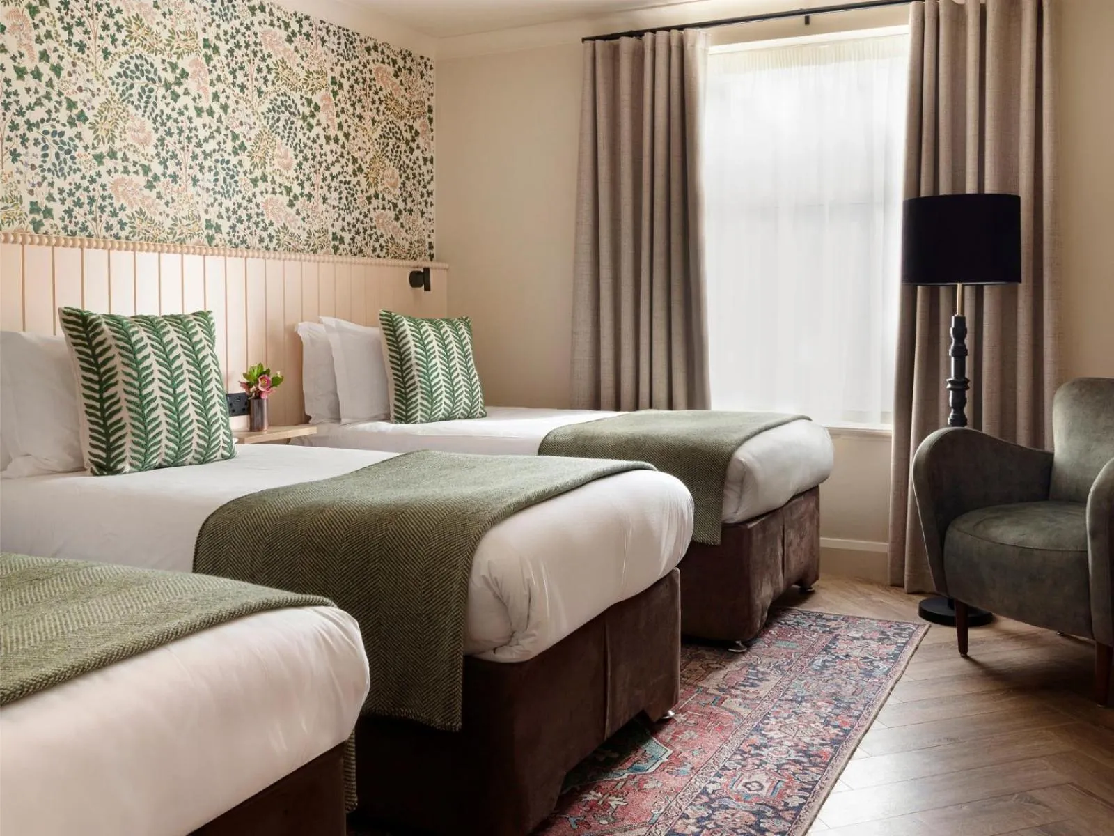 Bed in The Ashe Hotel